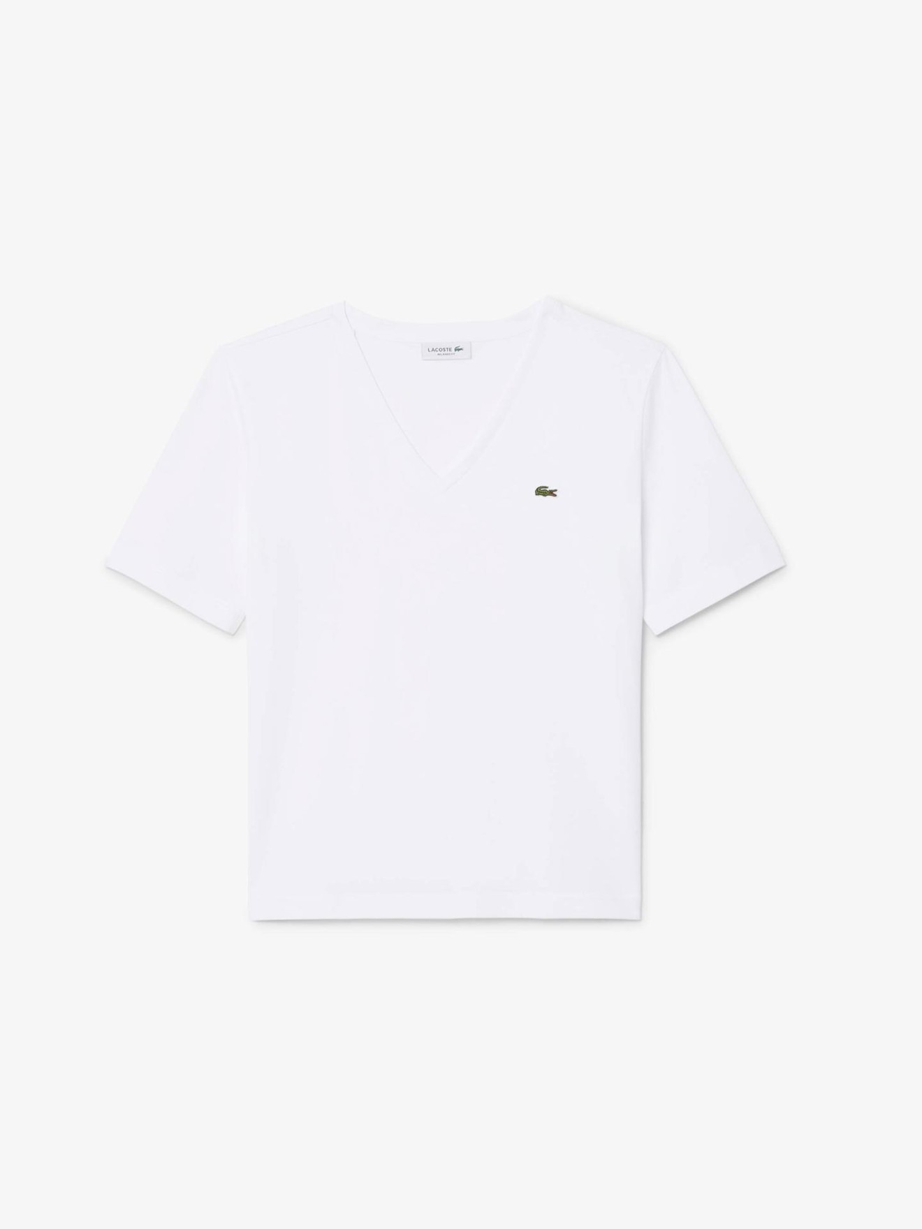 T-shirt com Decote em V Relaxed Fit