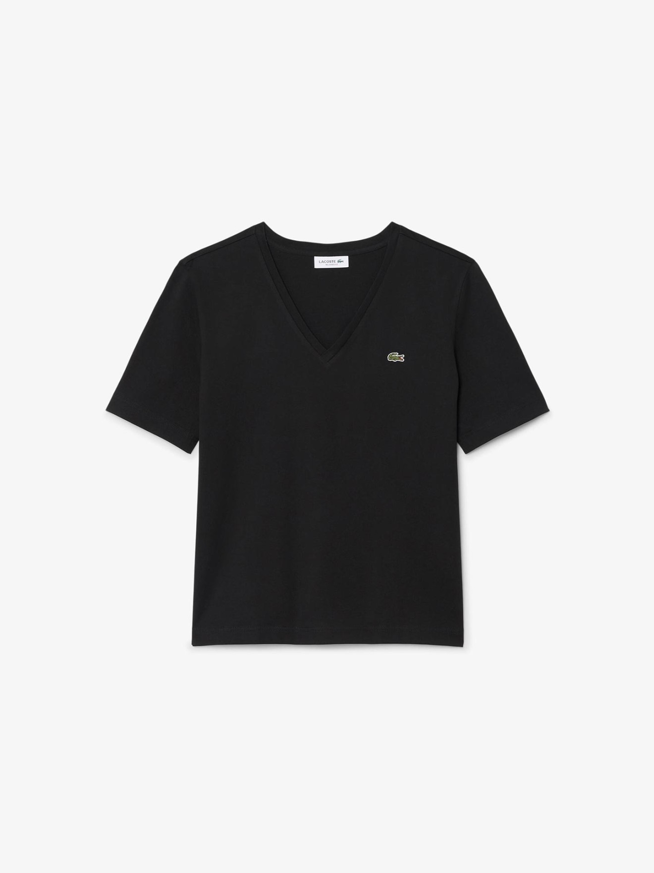 T-shirt com Decote em V Relaxed Fit