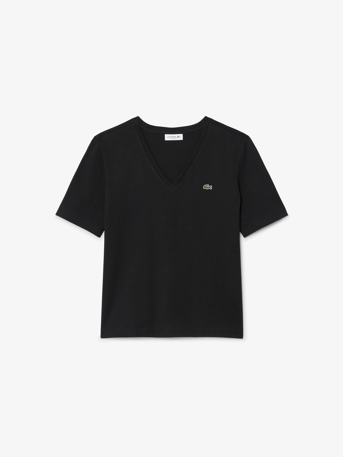 T-shirt com Decote em V Relaxed Fit