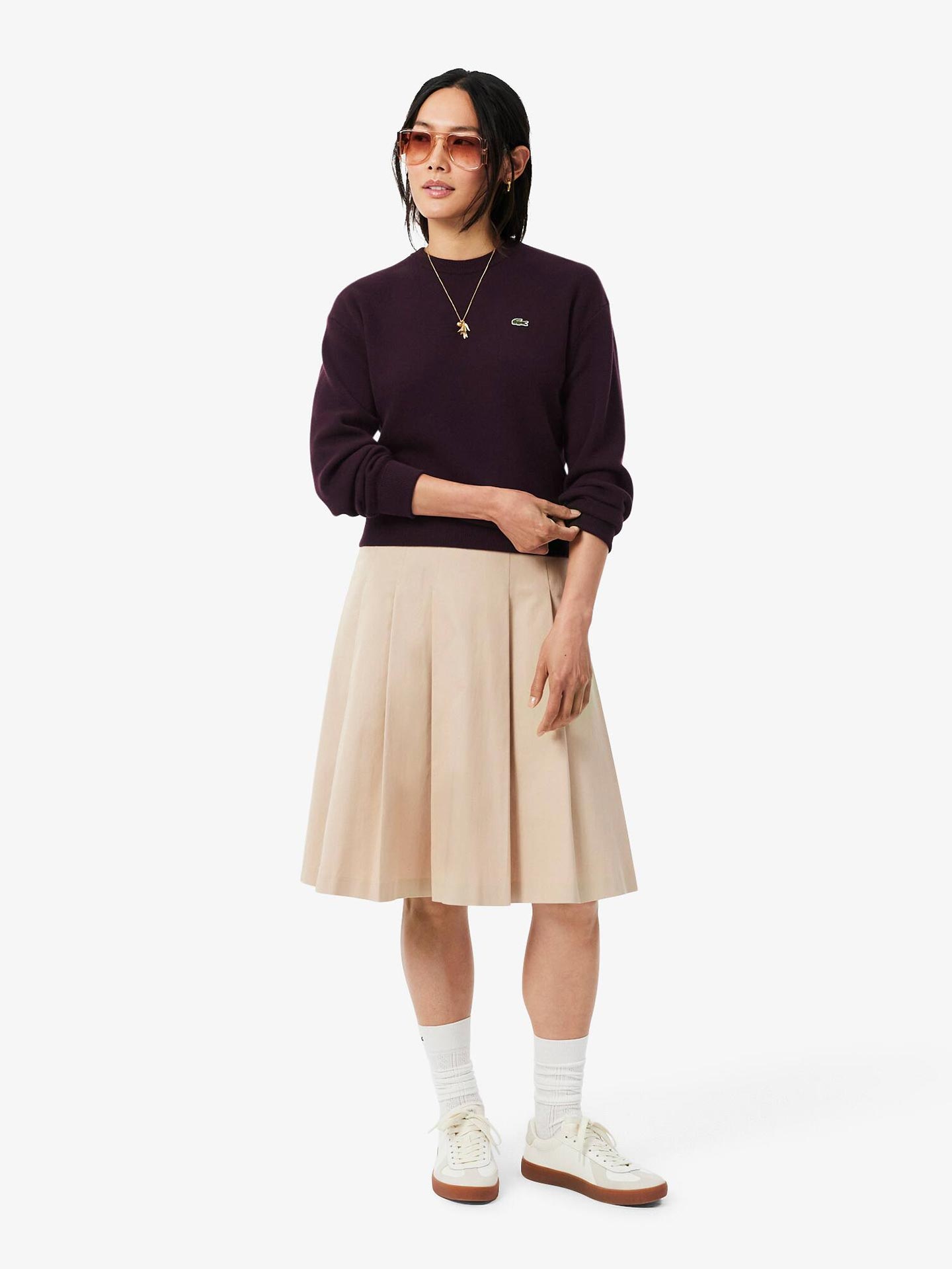 Camisola de Malha com Decote Redondo