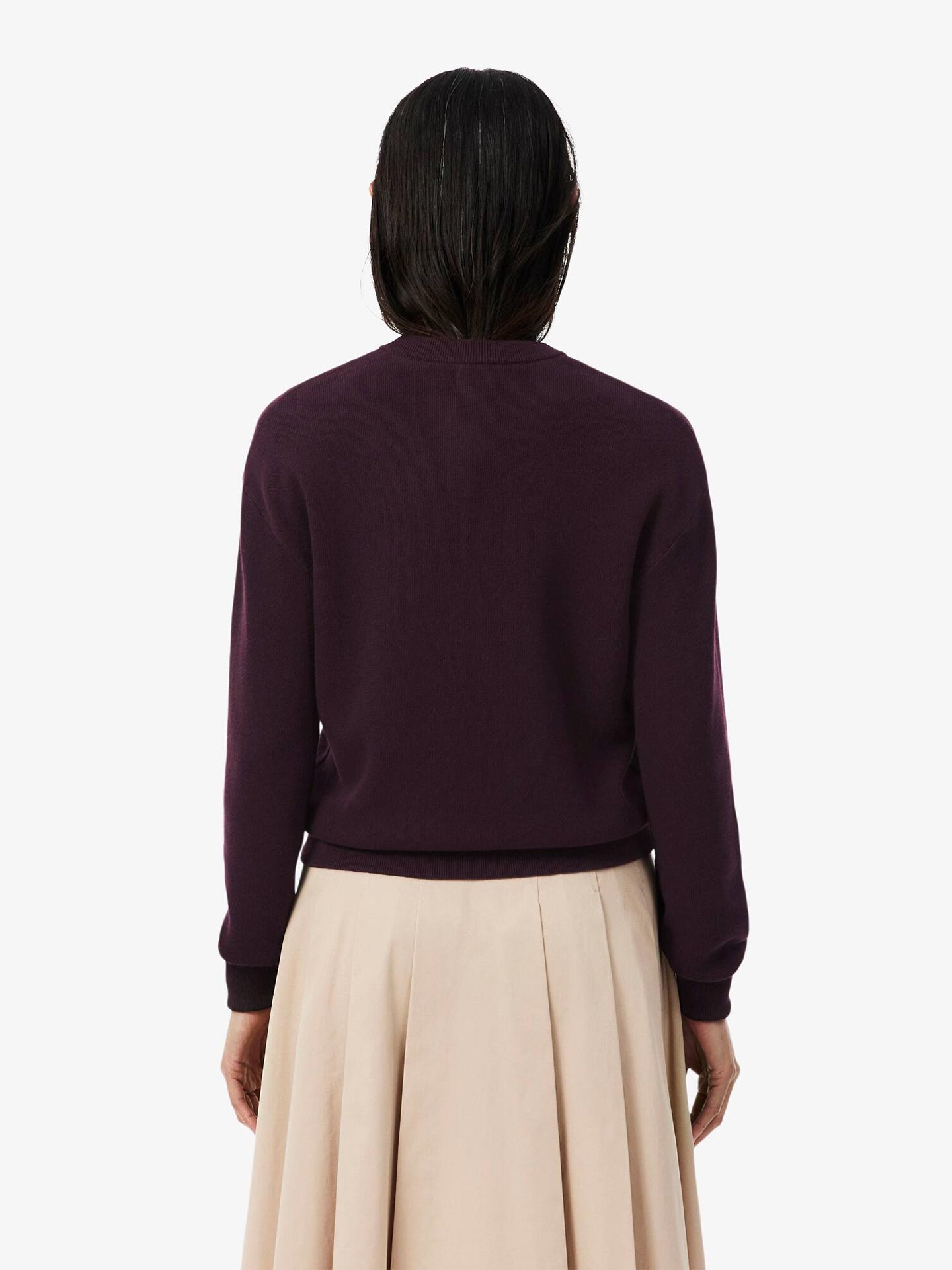 Camisola de Malha com Decote Redondo