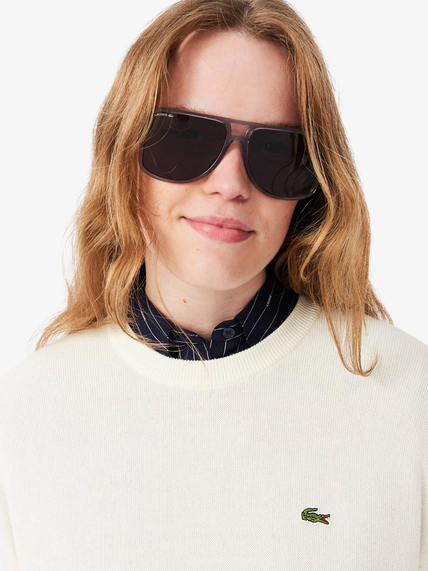 Camisola de Malha com Decote Redondo