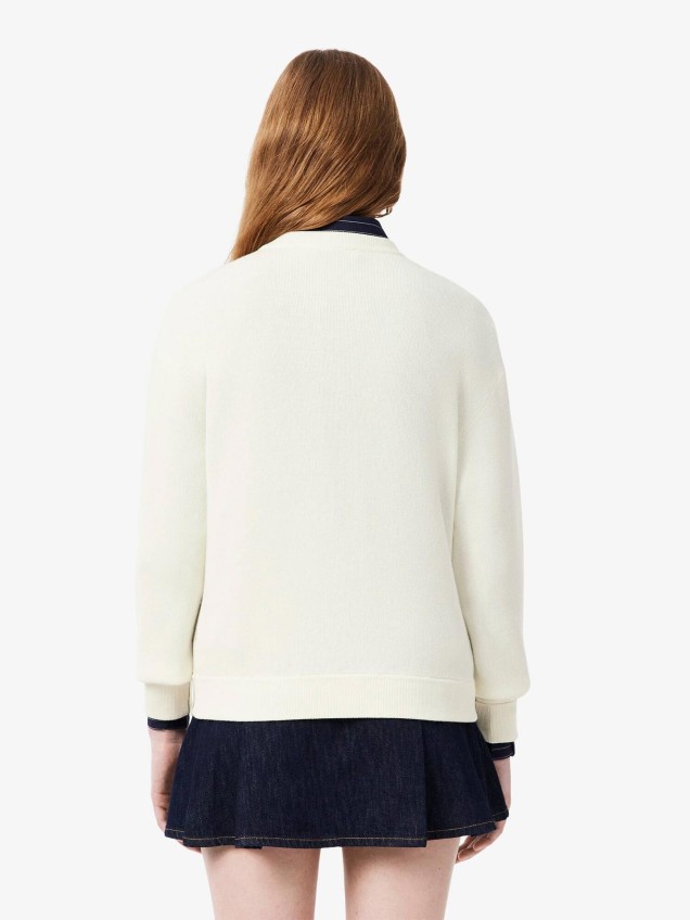 Camisola de Malha com Decote Redondo