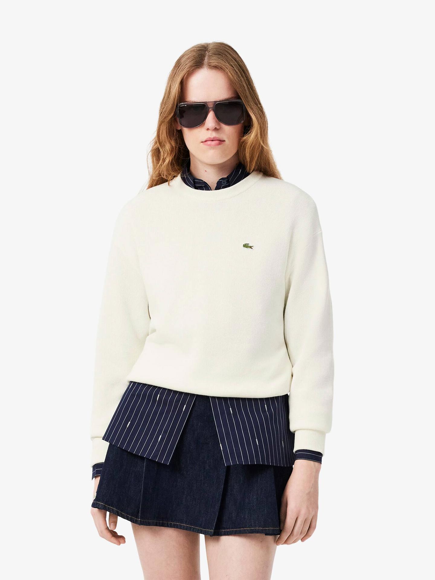 Camisola de Malha com Decote Redondo