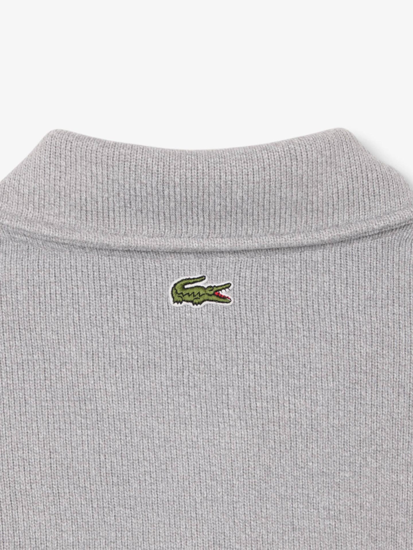 Sweatshirt Oversize com Gola de Polo Canelada