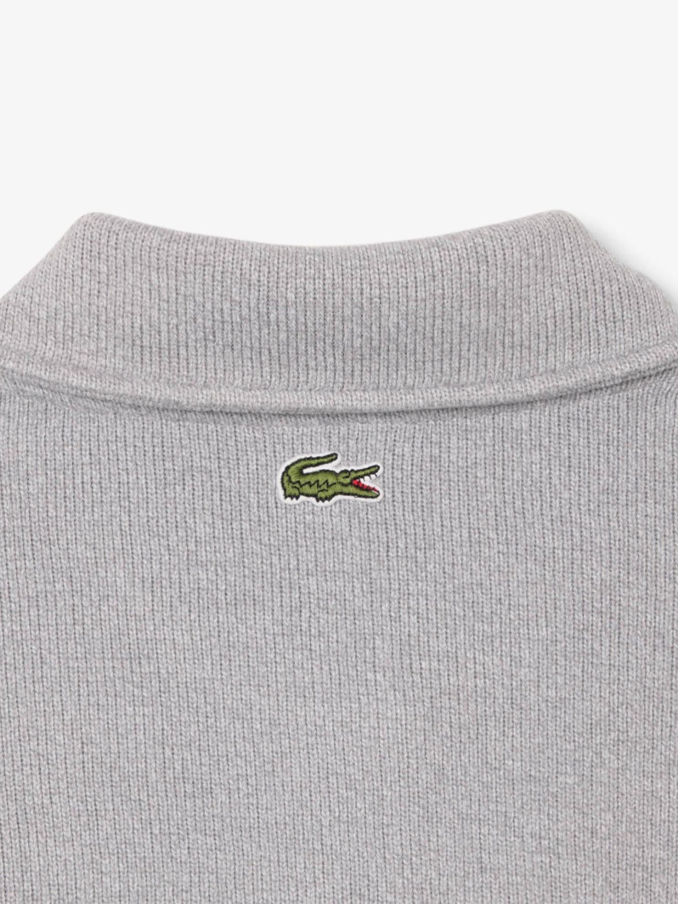 Sweatshirt Oversize com Gola de Polo Canelada