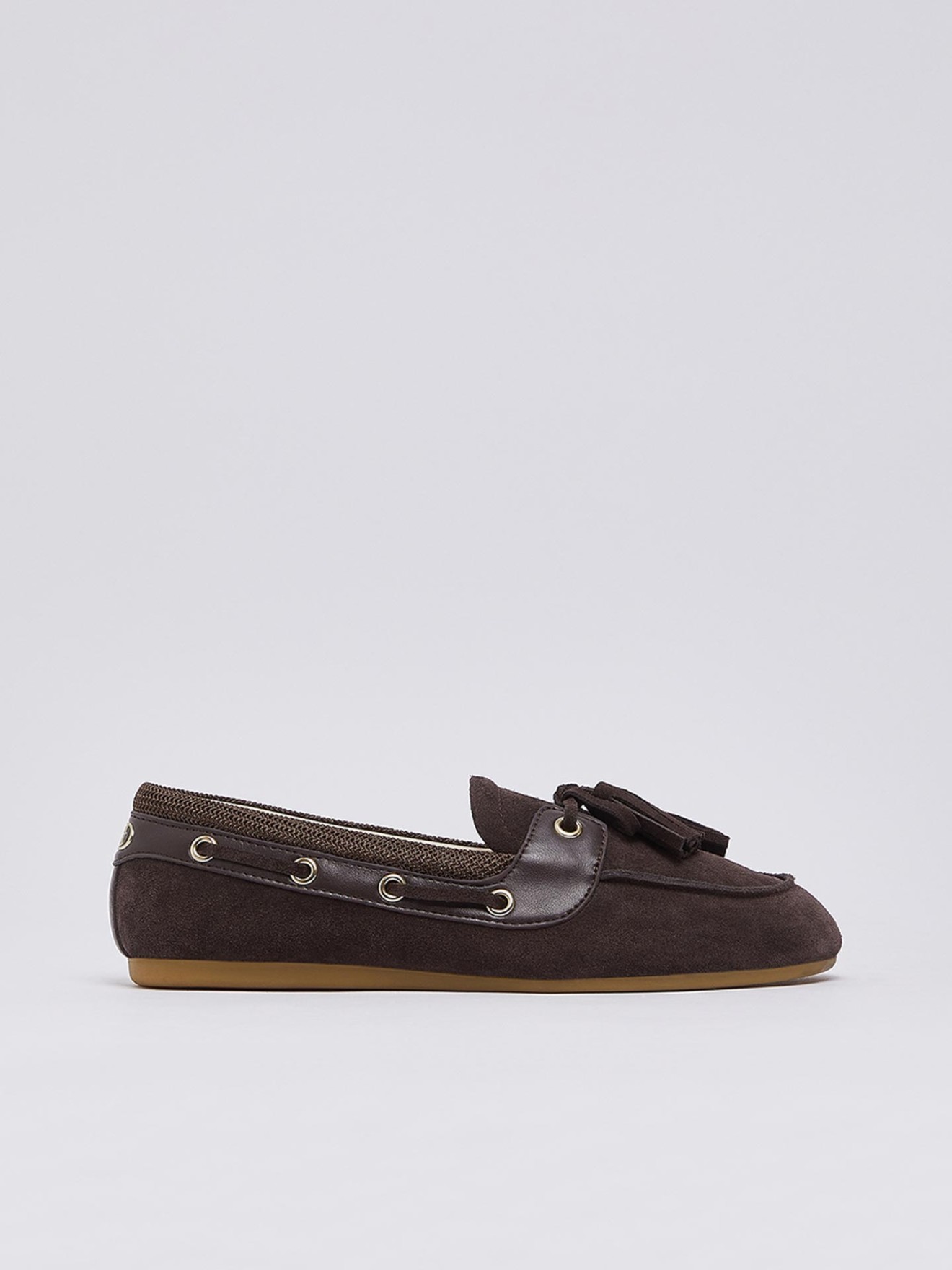 Loafers em Camurça com Borlas