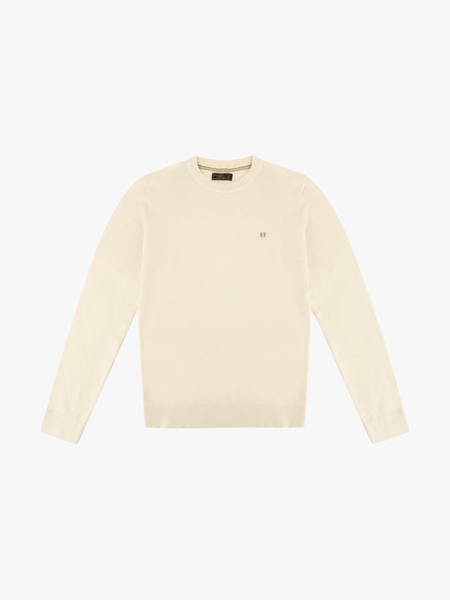 Camisola de Malha com Gola Redonda