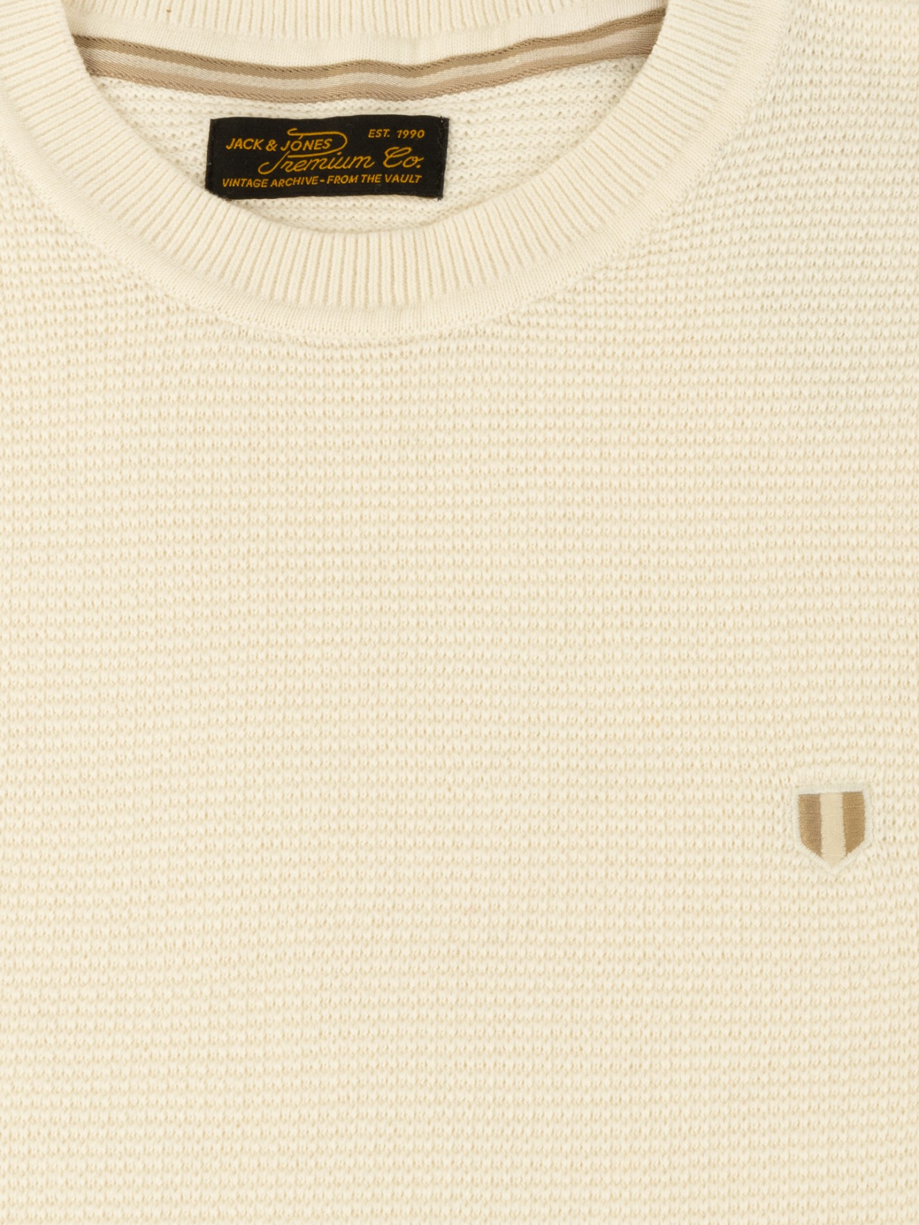 Camisola de Malha com Gola Redonda