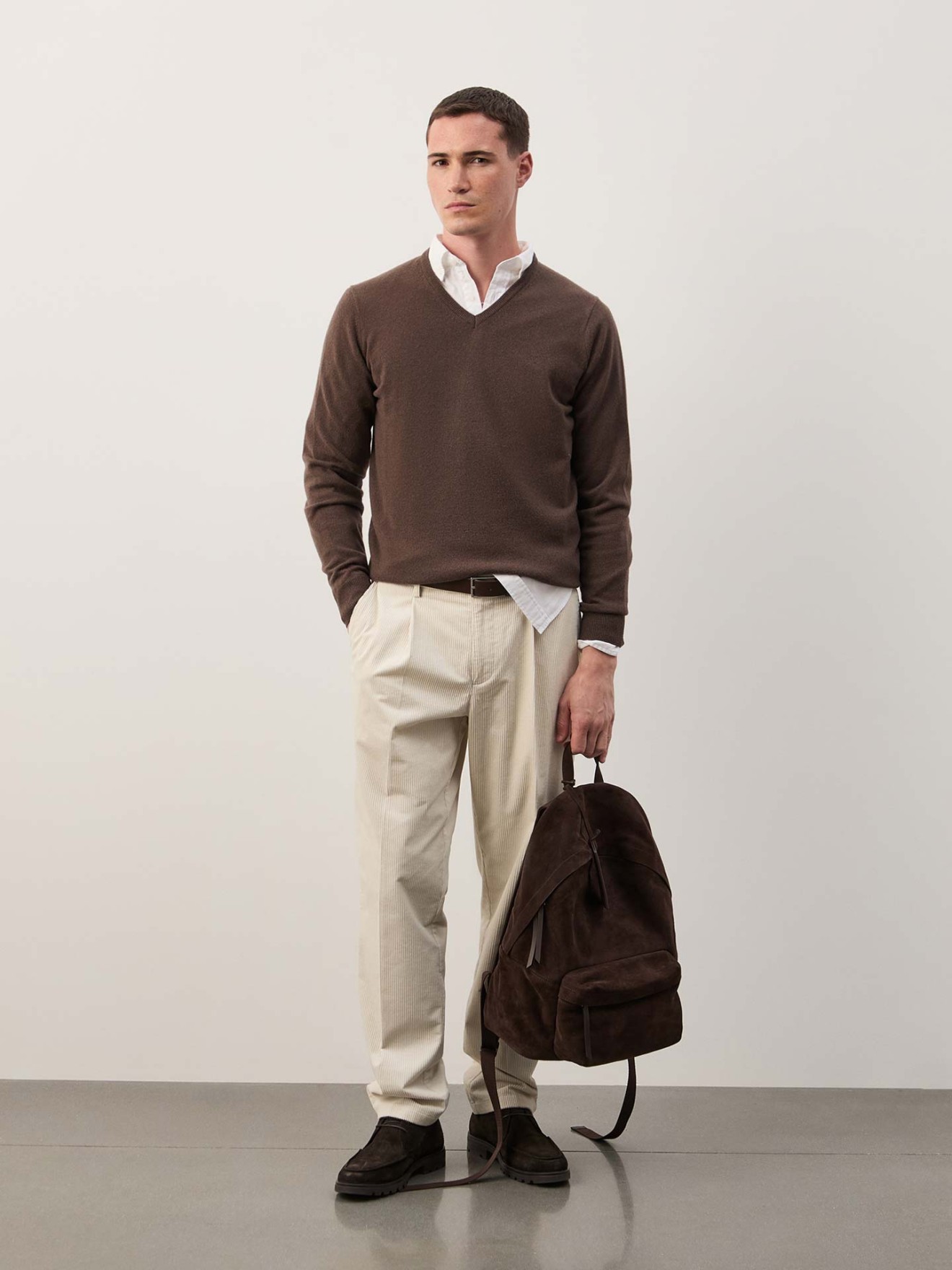 Pullover com Decote em V