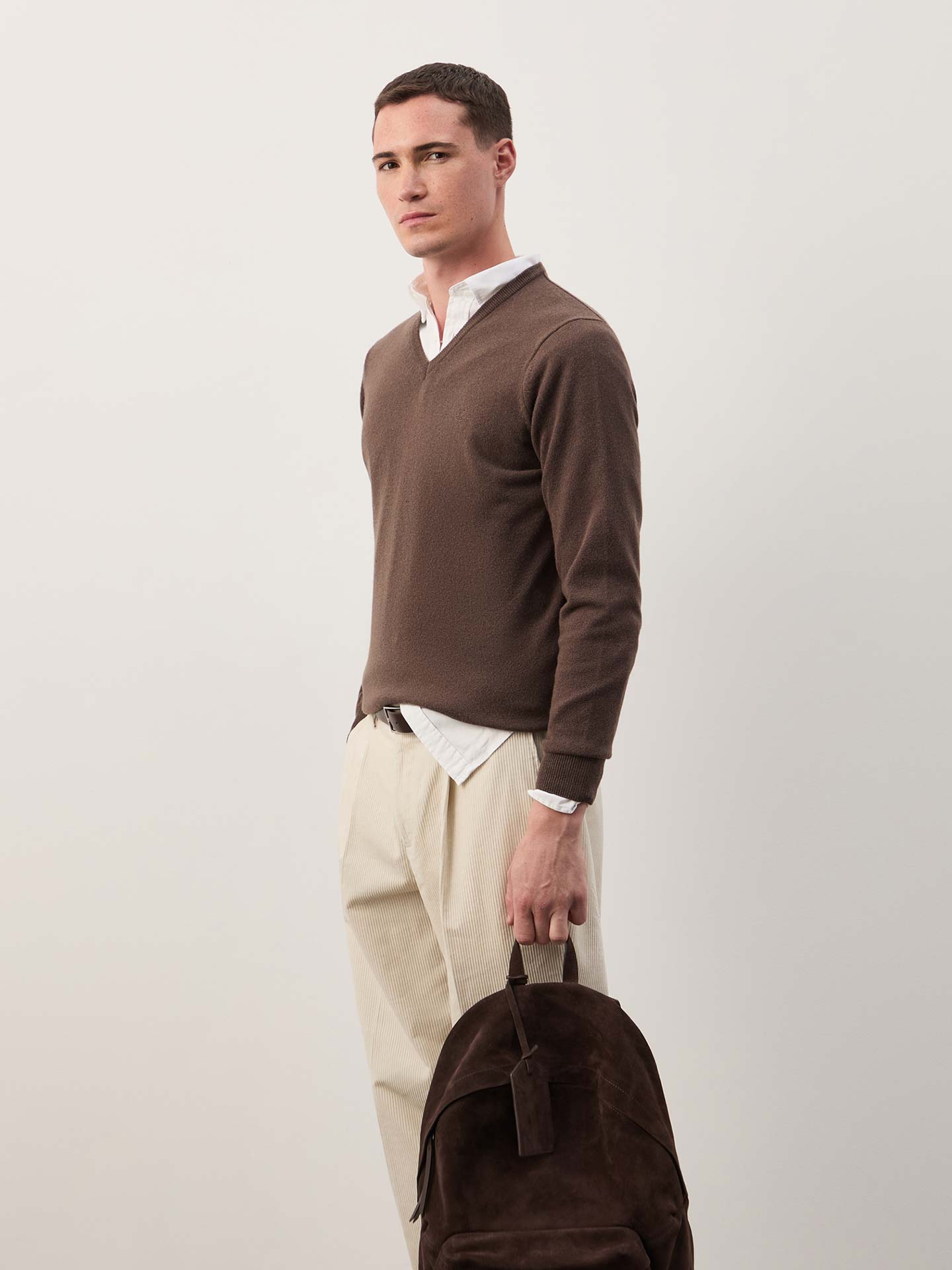 Pullover com Decote em V