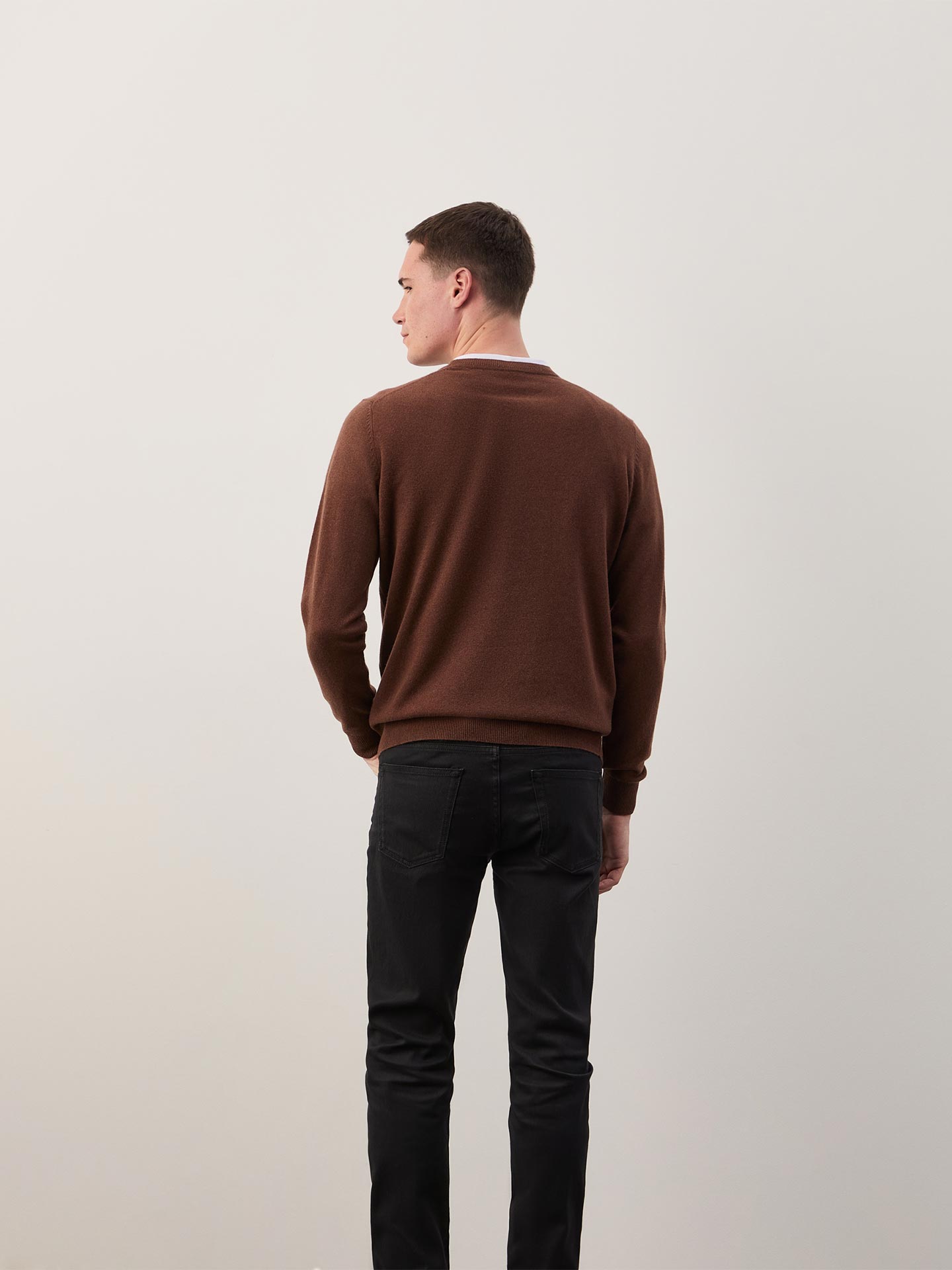 Camisola de Malha com Gola Redonda