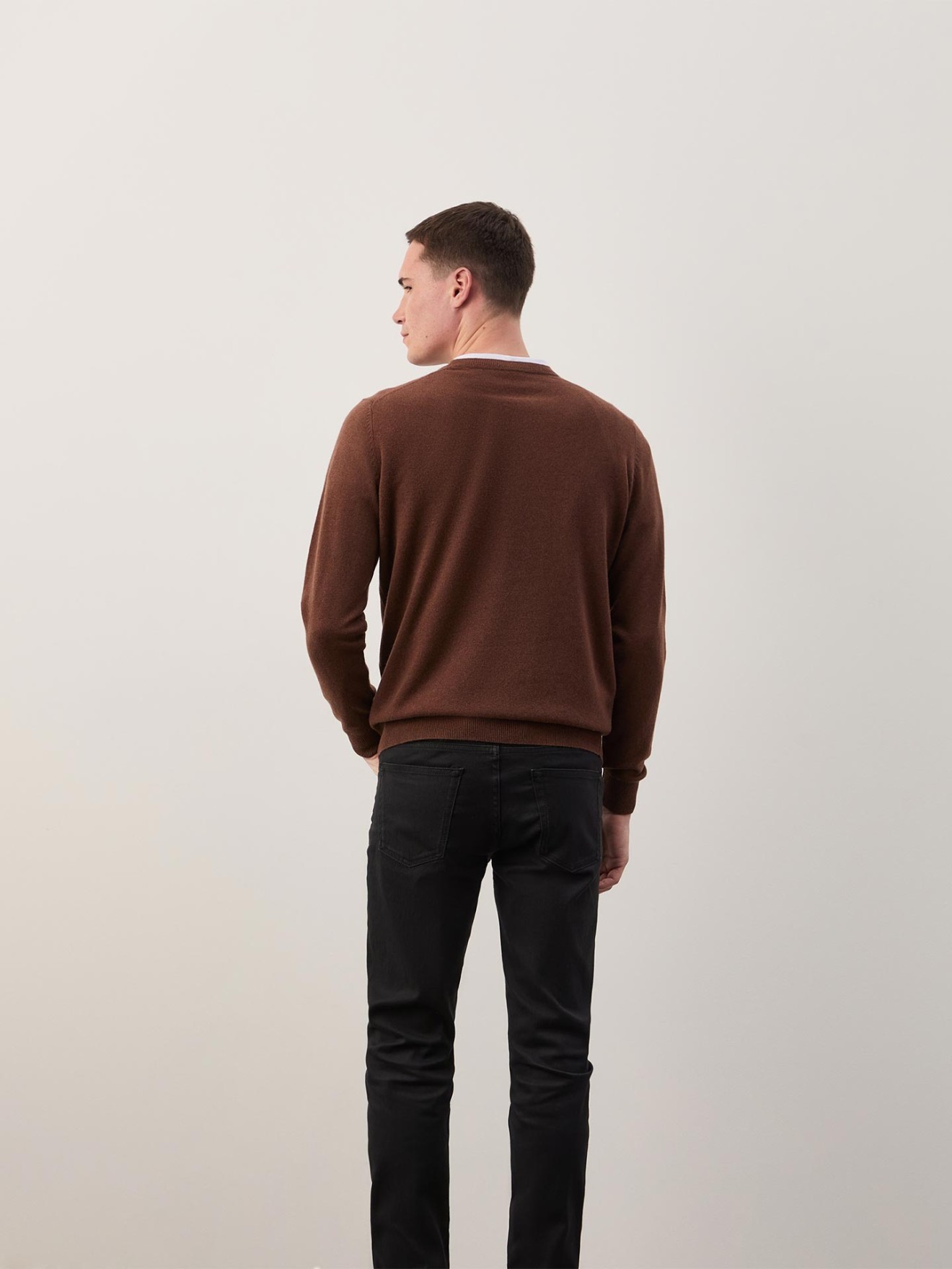 Camisola de Malha com Gola Redonda