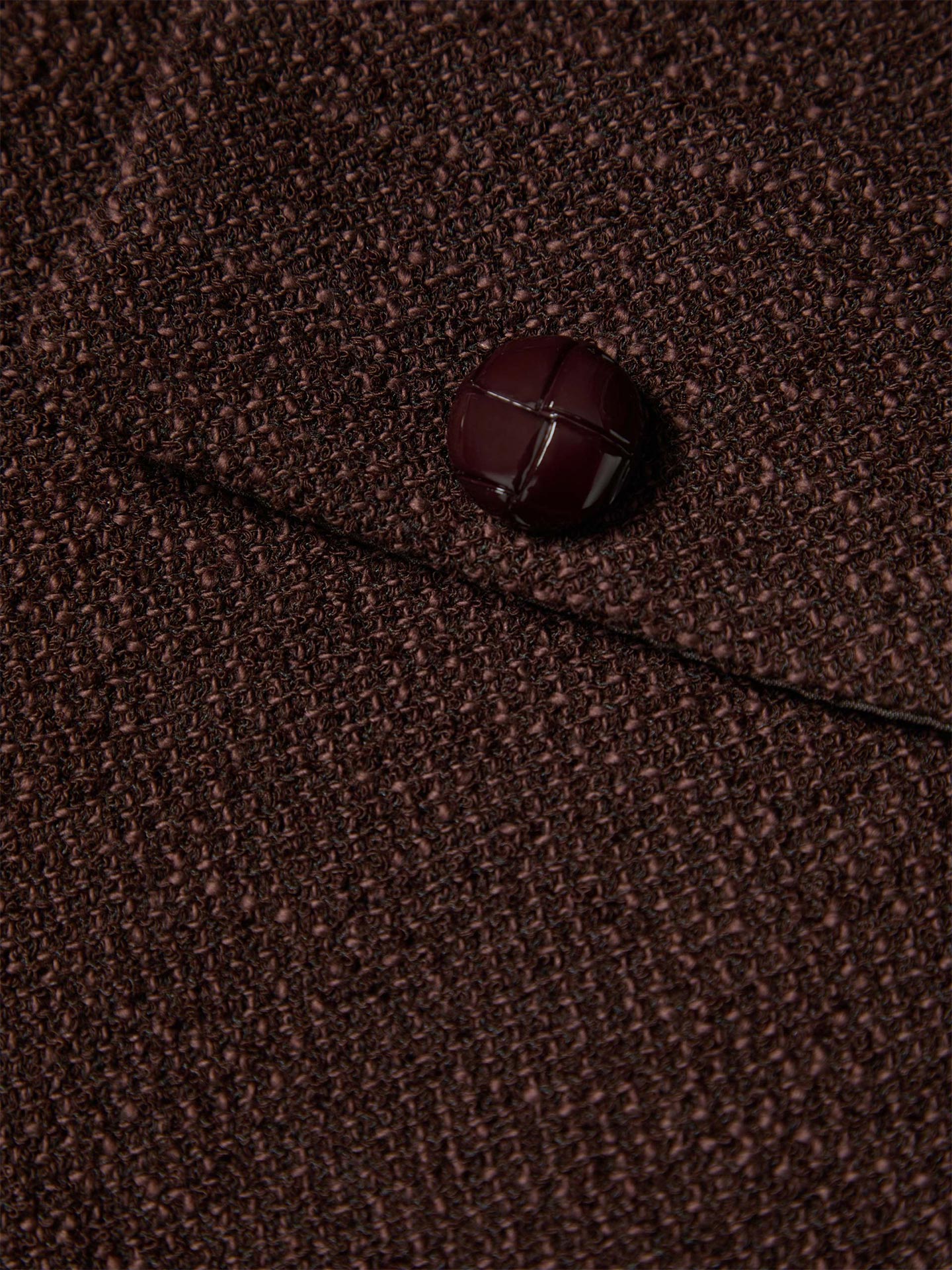 Casaco Curto em Tweed