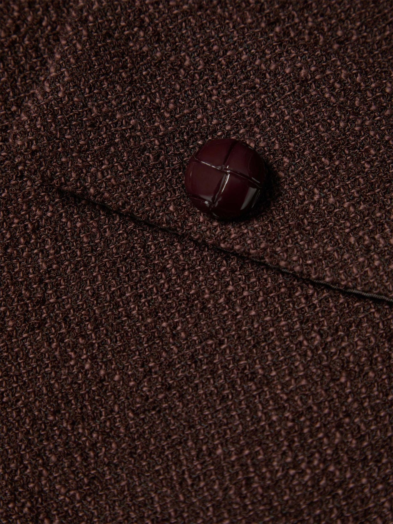 Casaco Curto em Tweed