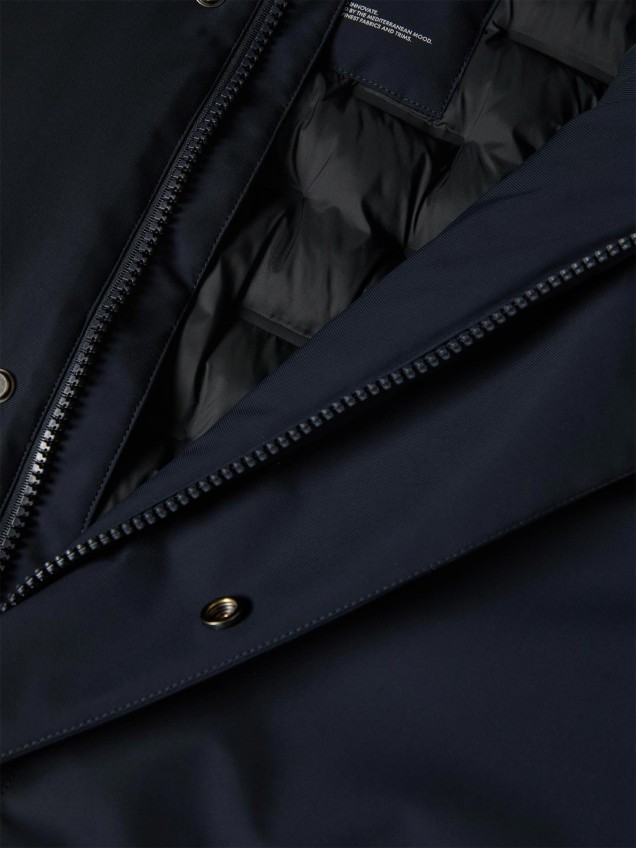 Parka Acolchoada com Capuz