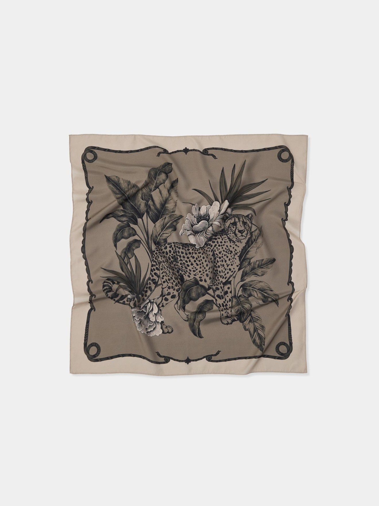 Lenço Estampado Quadrado