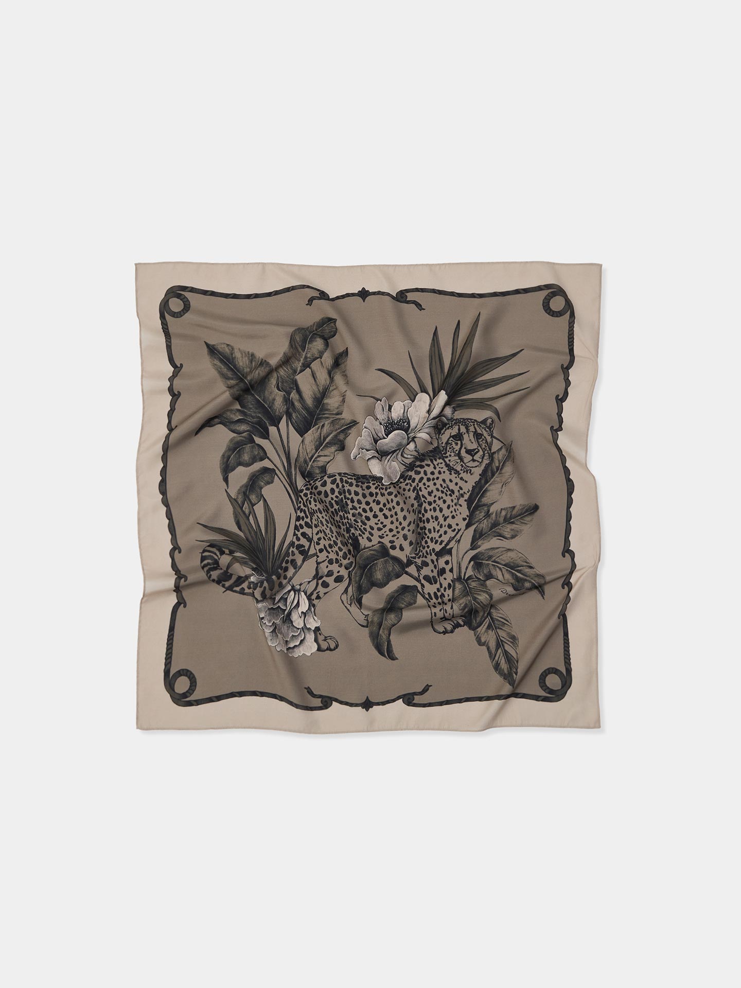 Lenço Estampado Quadrado