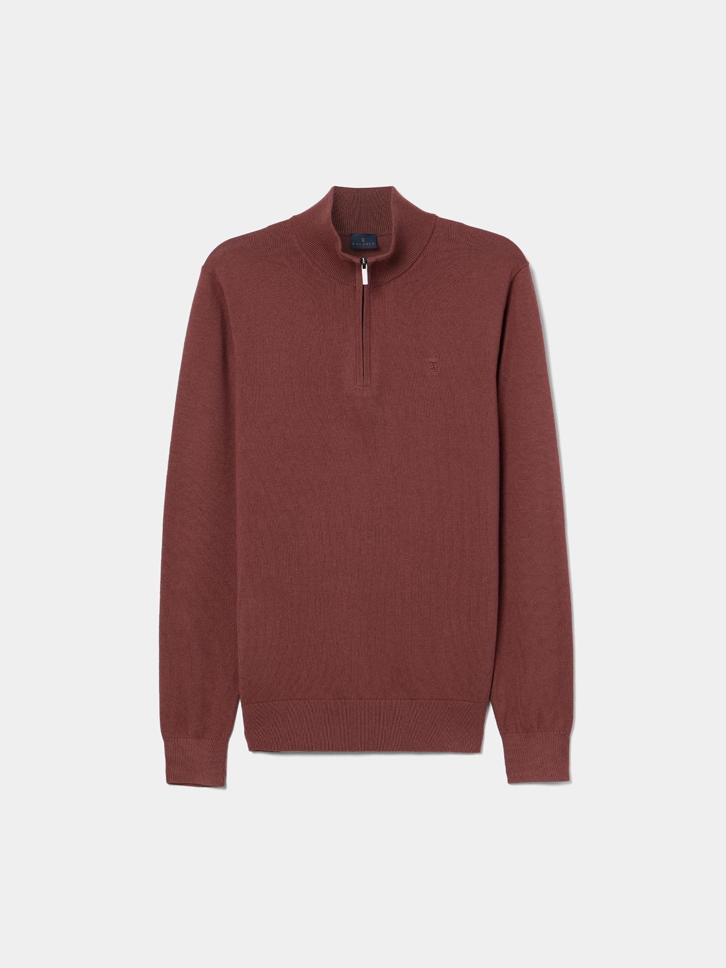 Camisola de Malha com Fecho de Correr