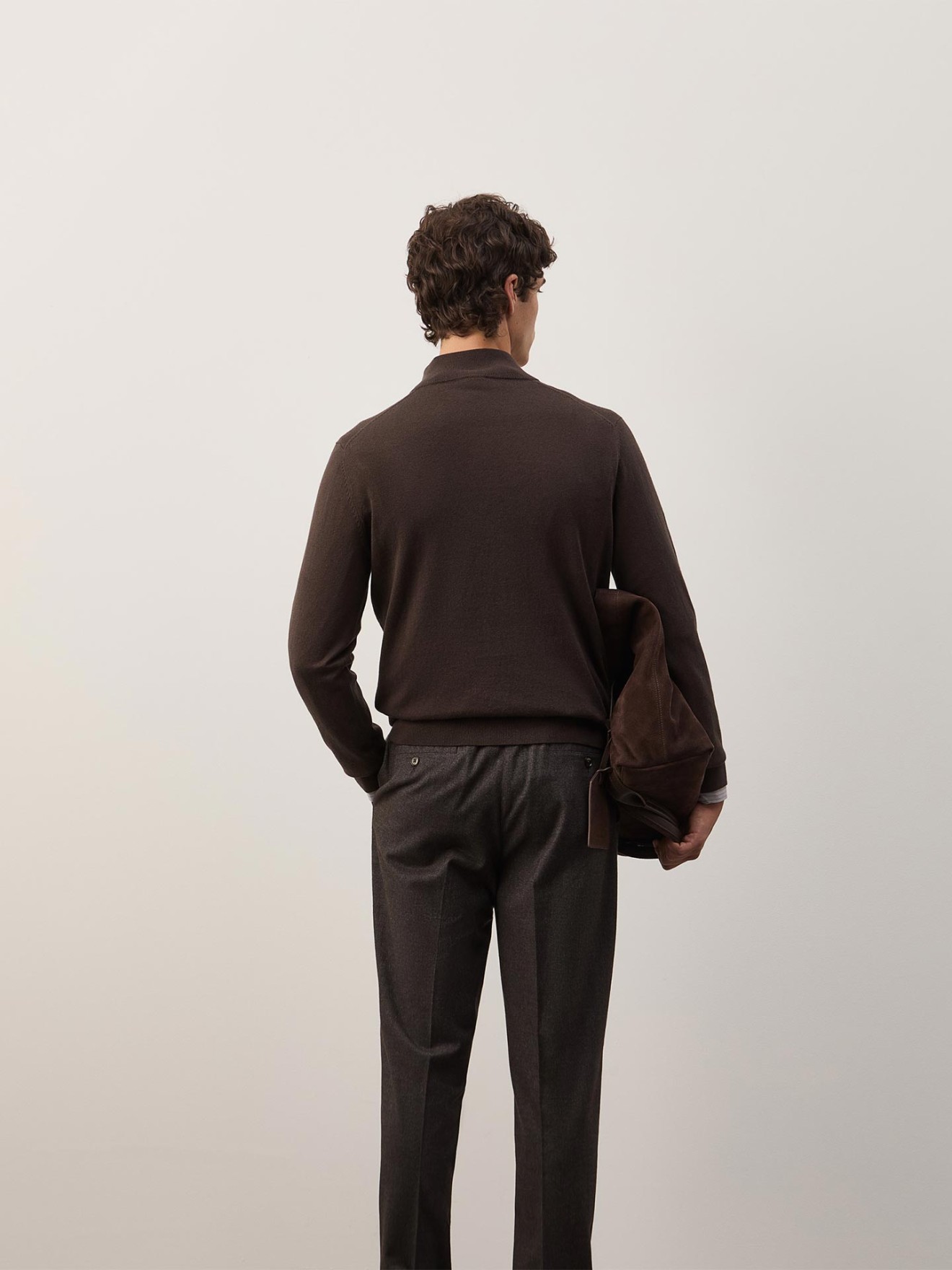 Camisola de Malha com Fecho de Correr