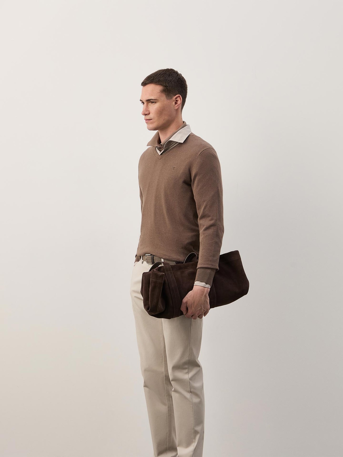 Camisola de Malha com Decote em V
