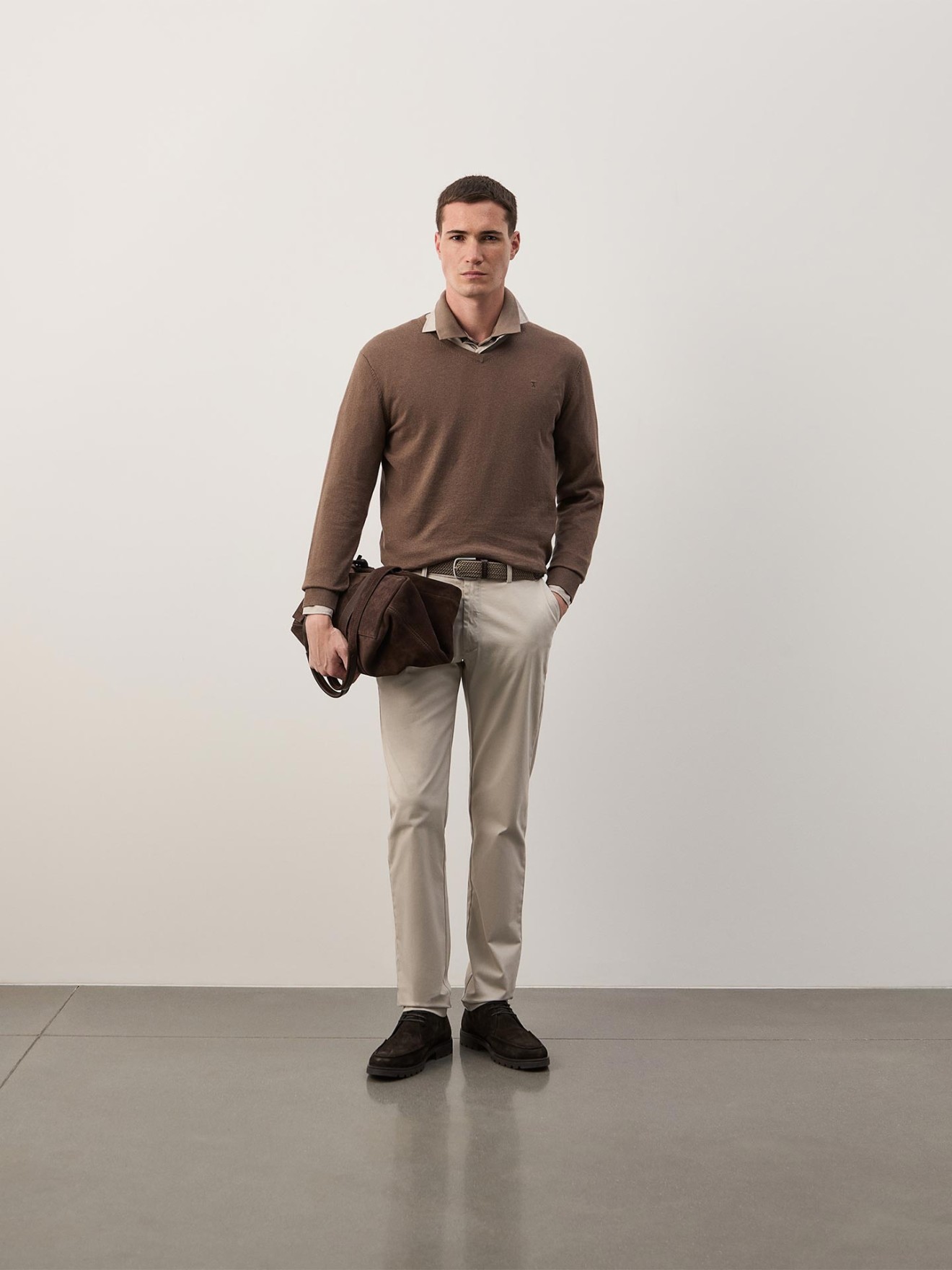 Camisola de Malha com Decote em V
