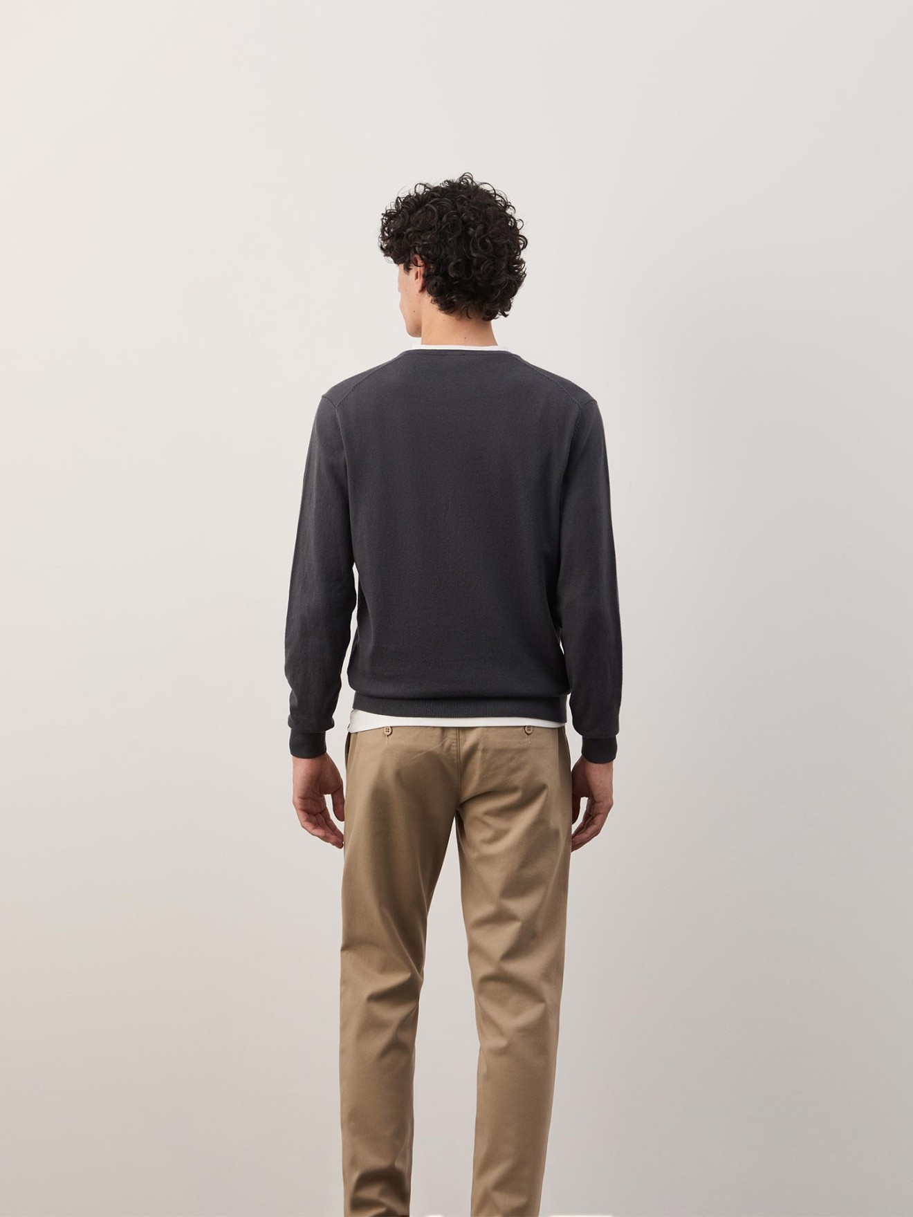 Camisola de Malha com Decote em V