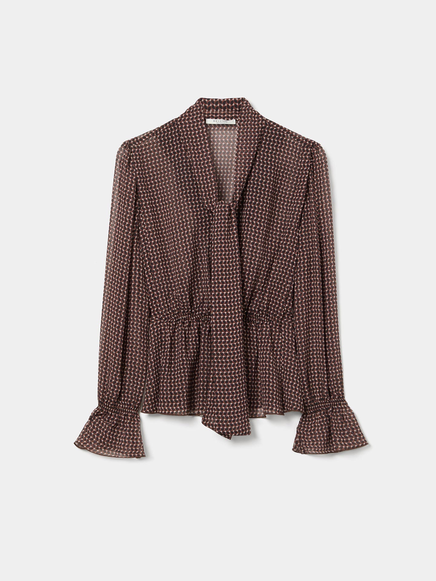 Blusa Fluida com Laçada