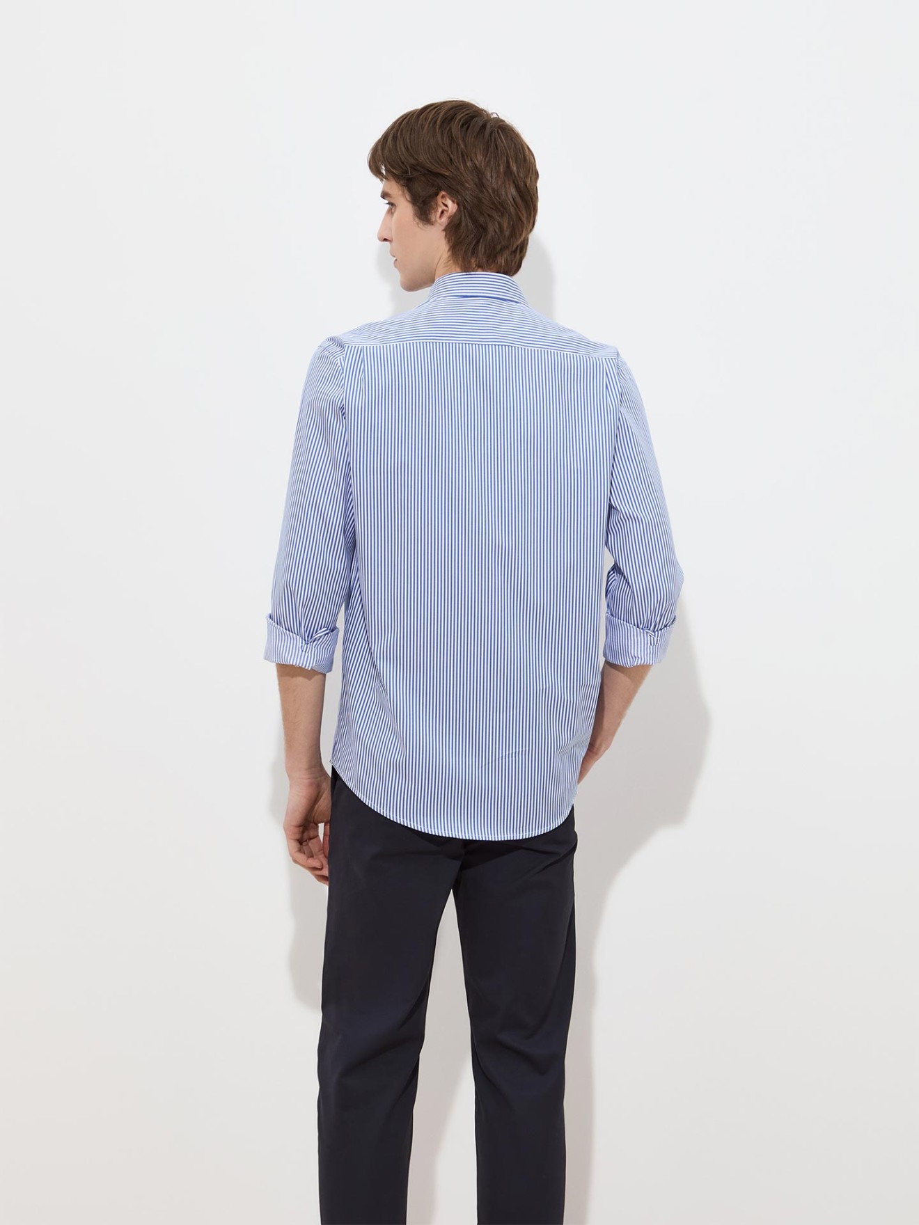 Camisa de Riscas Regular Fit