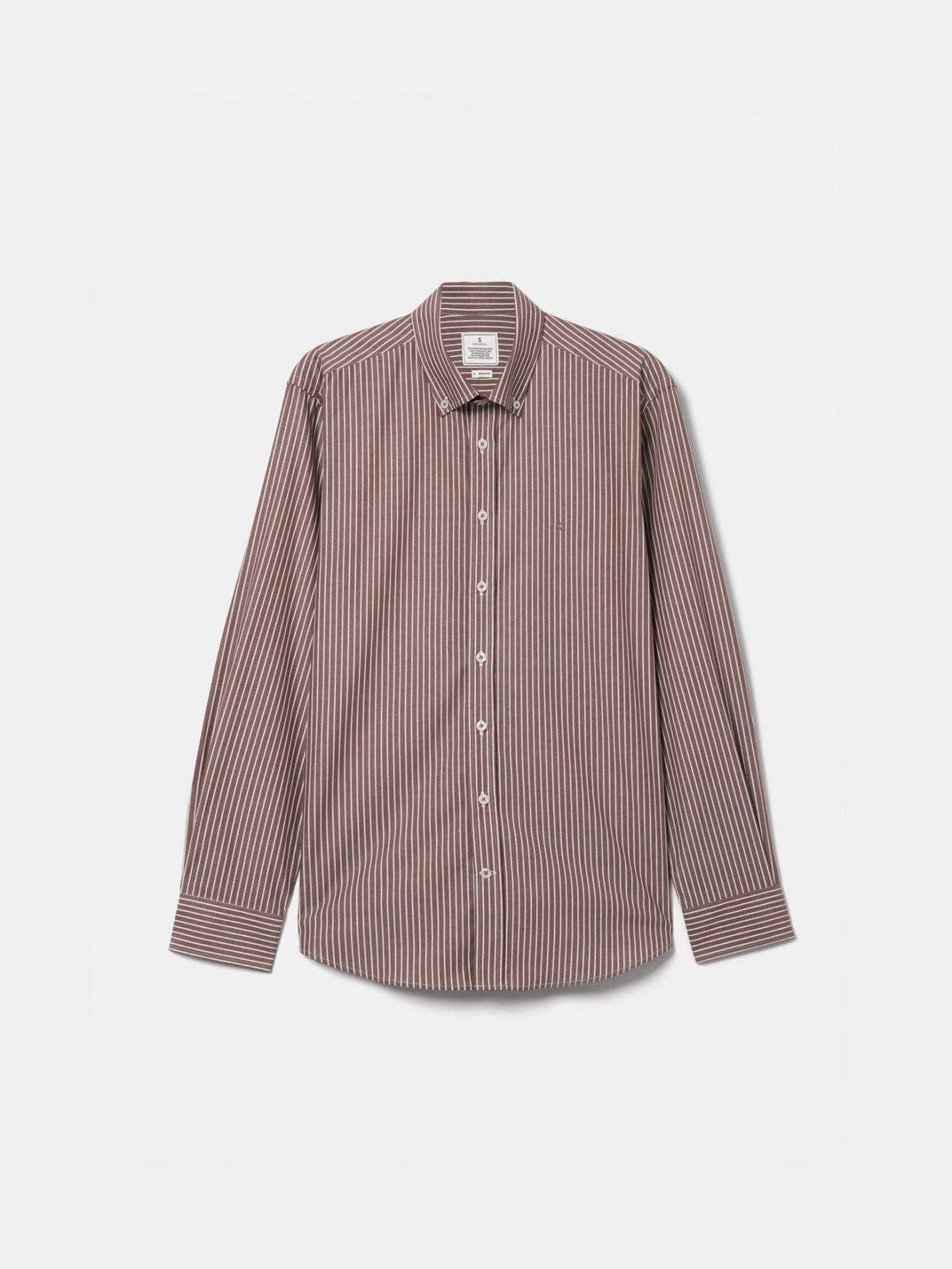 Camisa �s Riscas Regular Fit