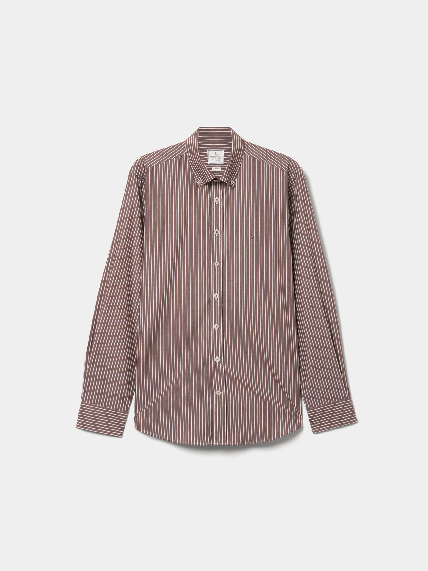 Camisa às Riscas Regular Fit