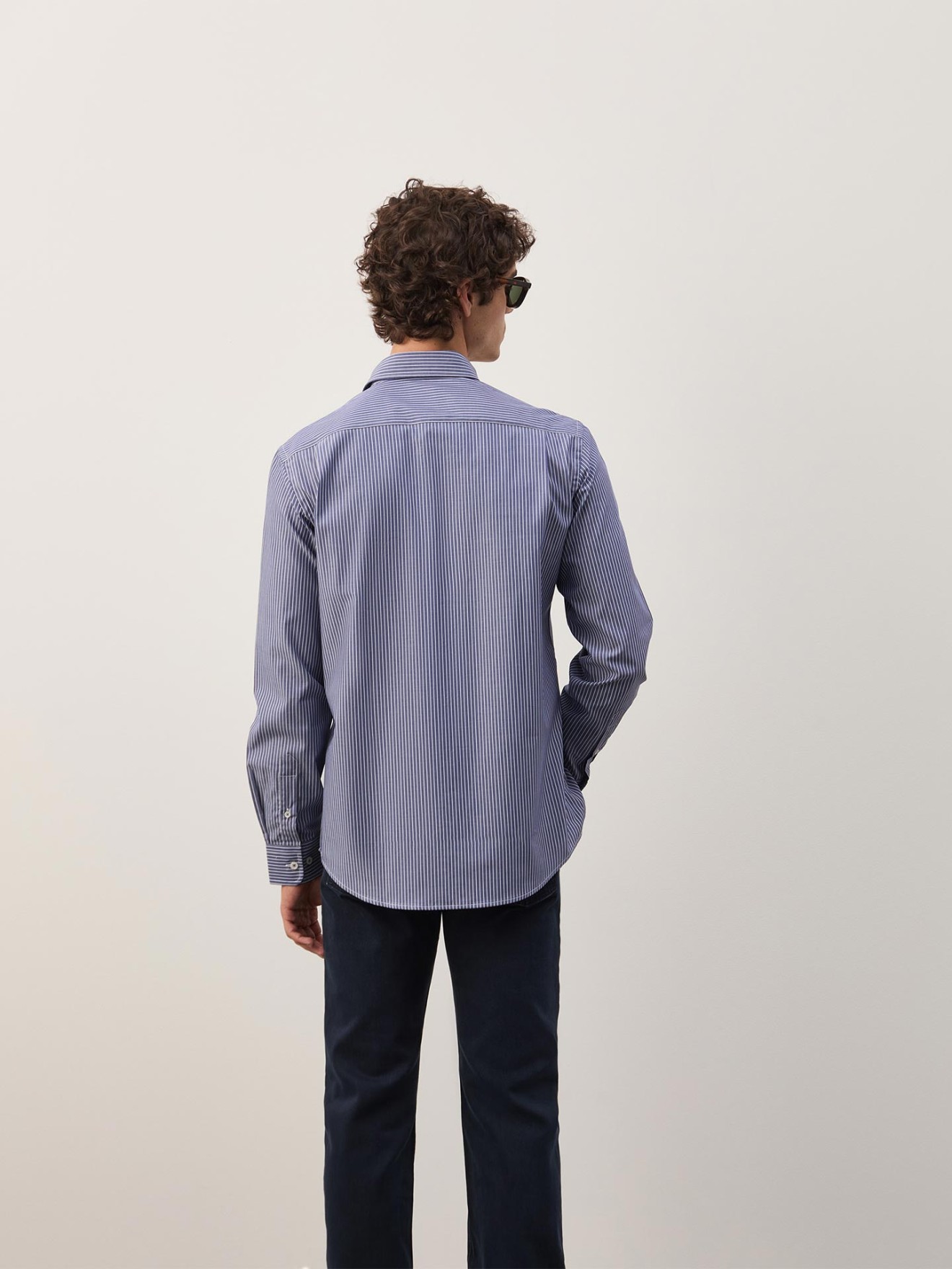 Camisa às Riscas Regular Fit