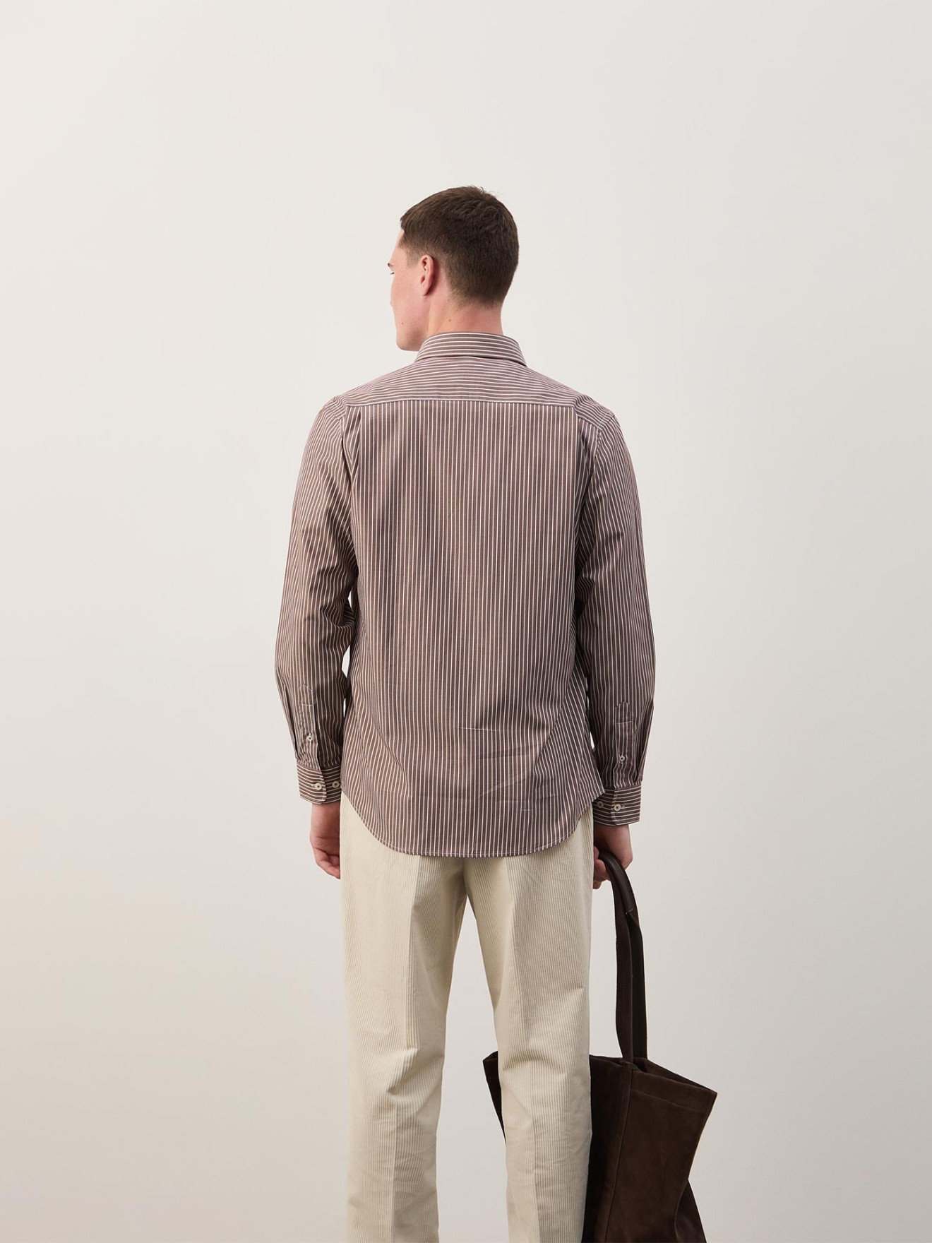 Camisa �s Riscas Regular Fit