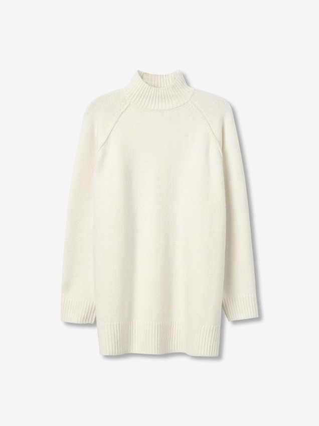 Camisola de Malha com Gola Subida