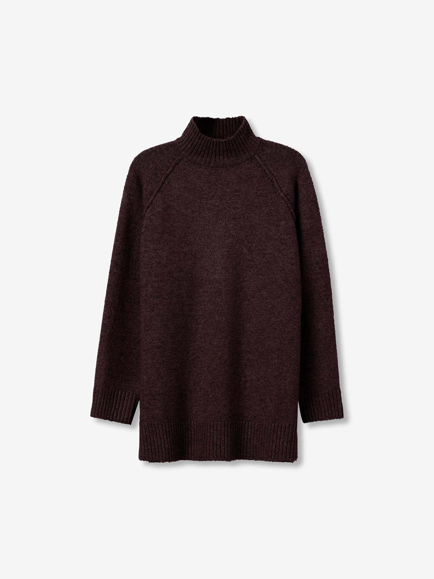 Camisola de Malha com Gola Subida