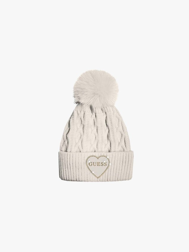 Gorro de Malha com Pompom