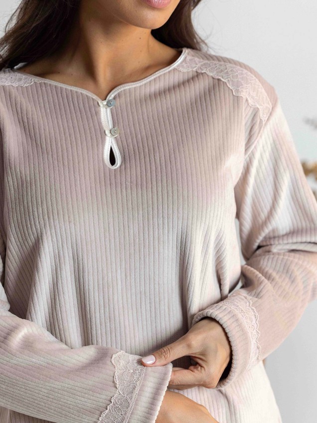 Pijama com Renda
