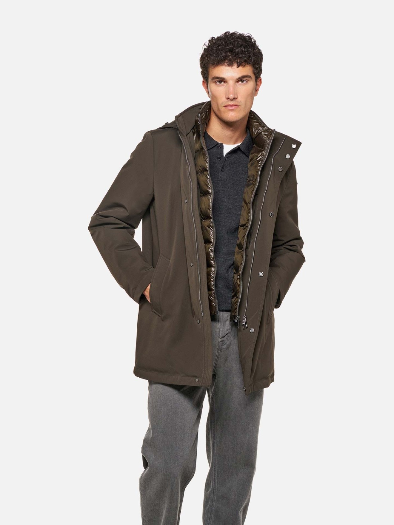 Parka com Capuz Removível Zackerty