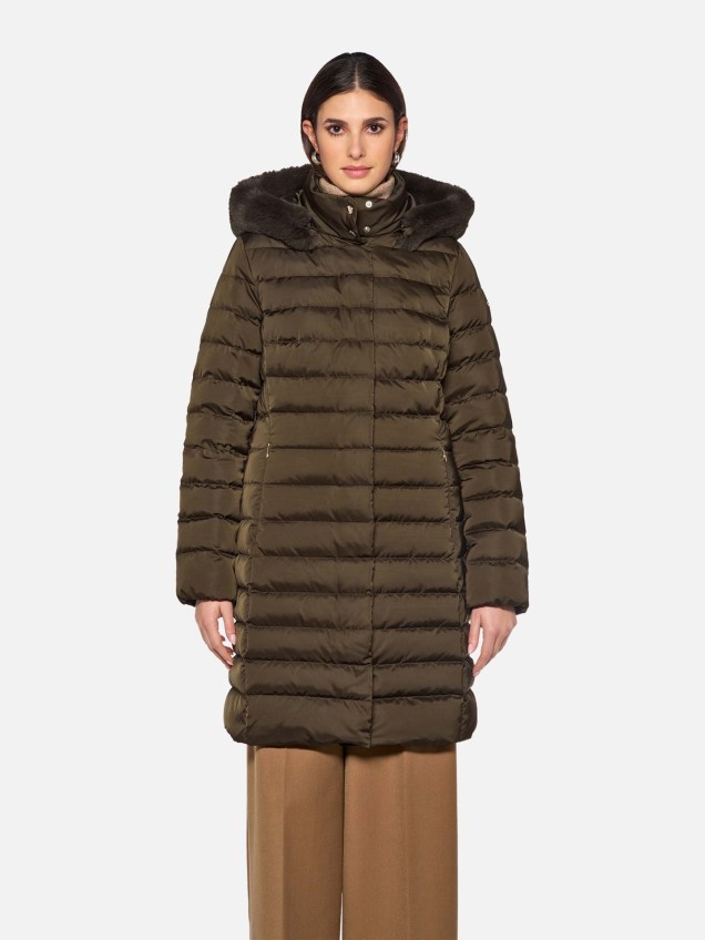 Parka Acolchoada com Capuz