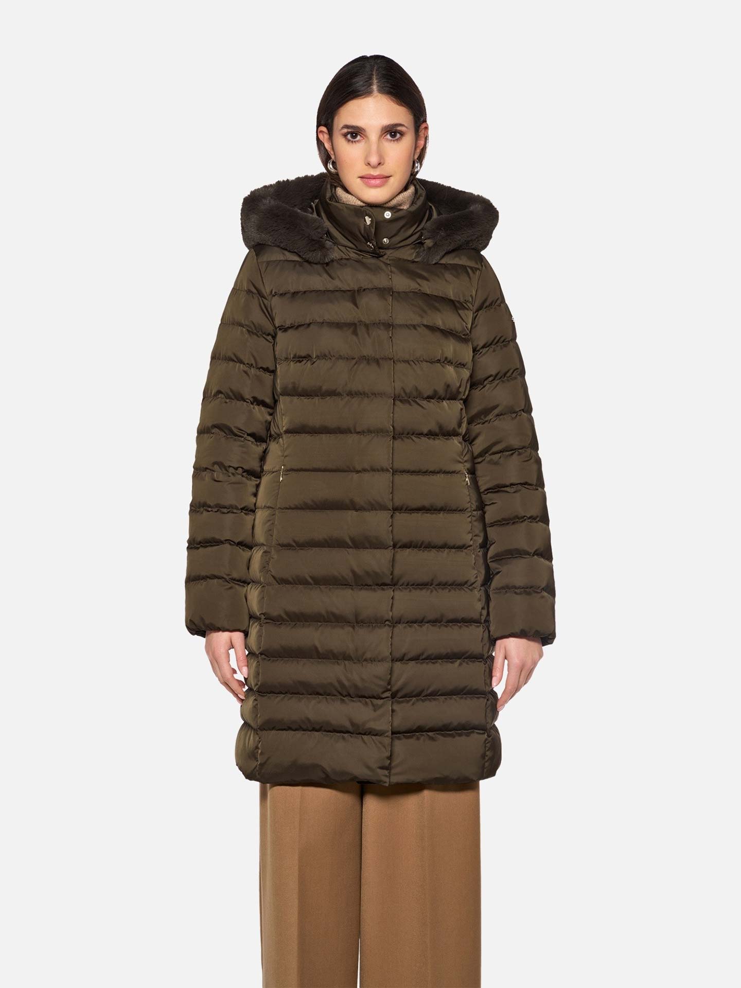 Parka Acolchoada com Capuz