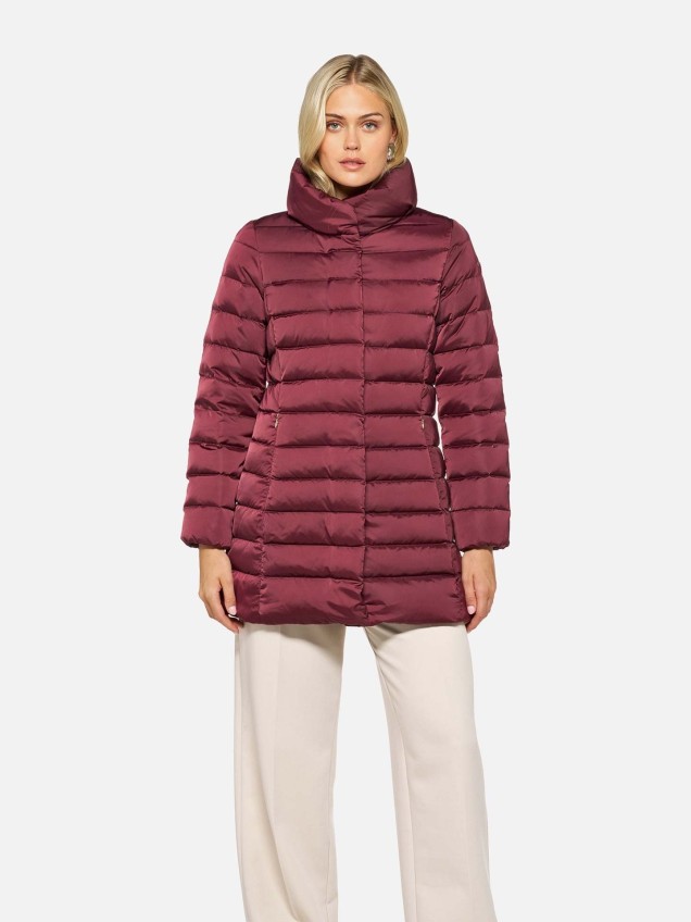 Parka Acolchoada com Cinto