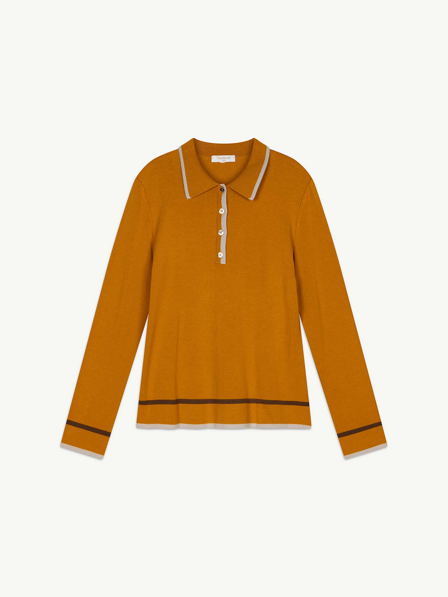 Polo de Malha com Acabamentos em Contraste