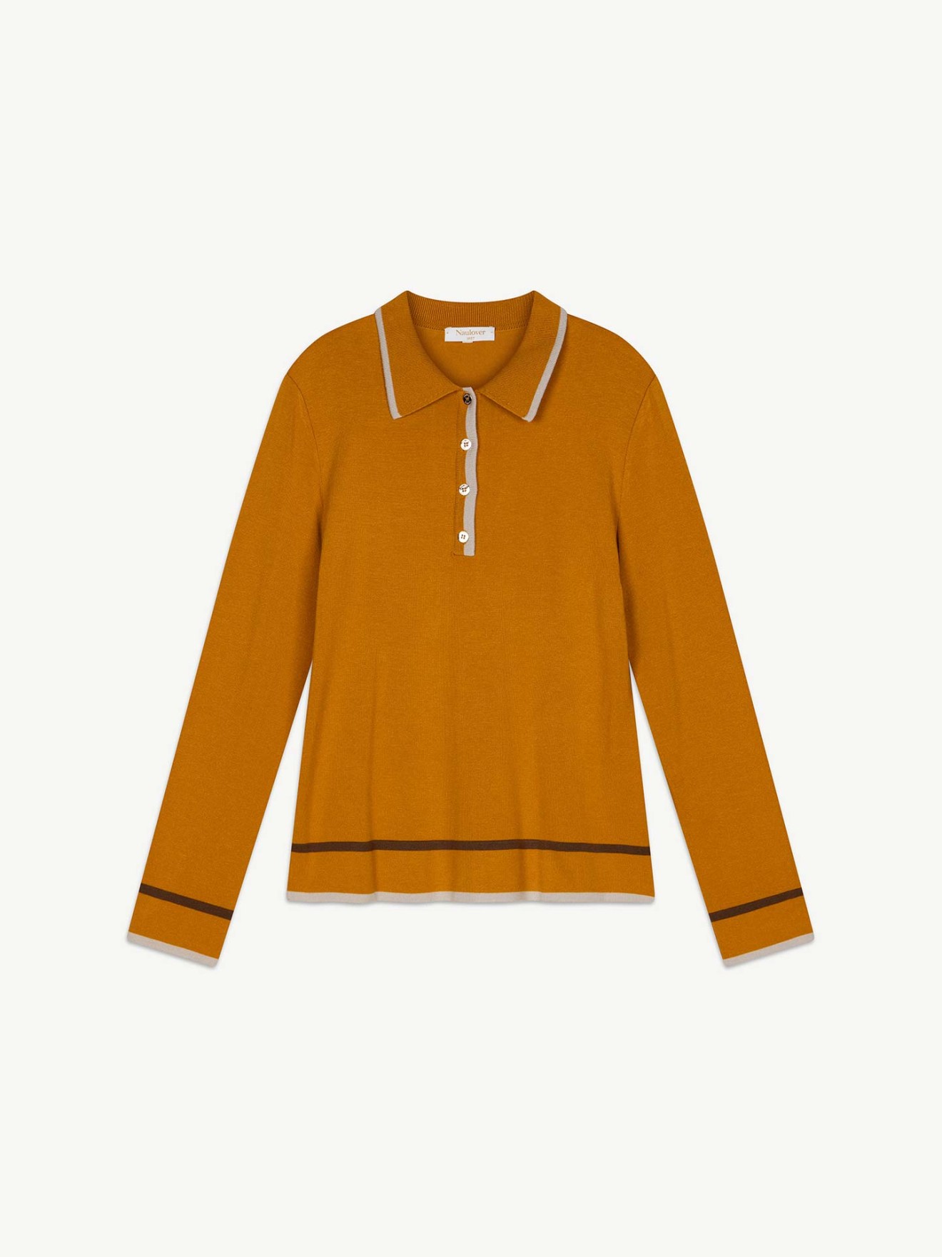 Polo de Malha com Acabamentos em Contraste