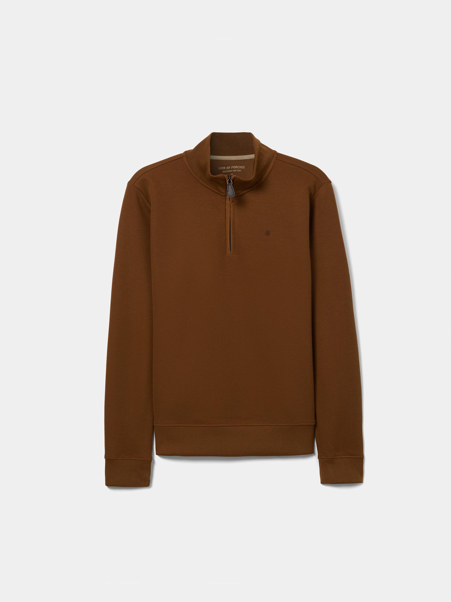 Camisola de Malha com Meio Fecho de Correr