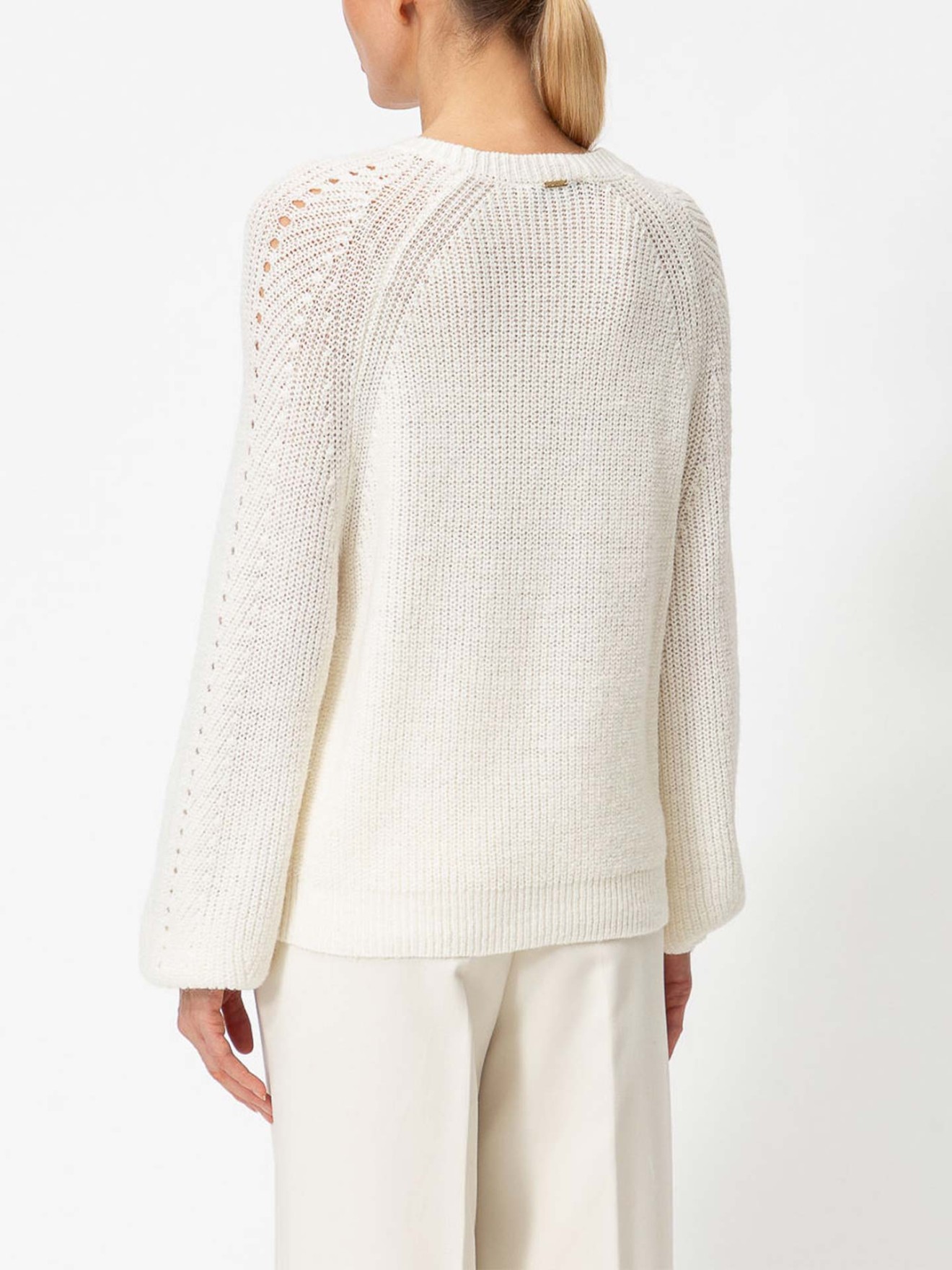 Camisola de Malha com Decote Rente