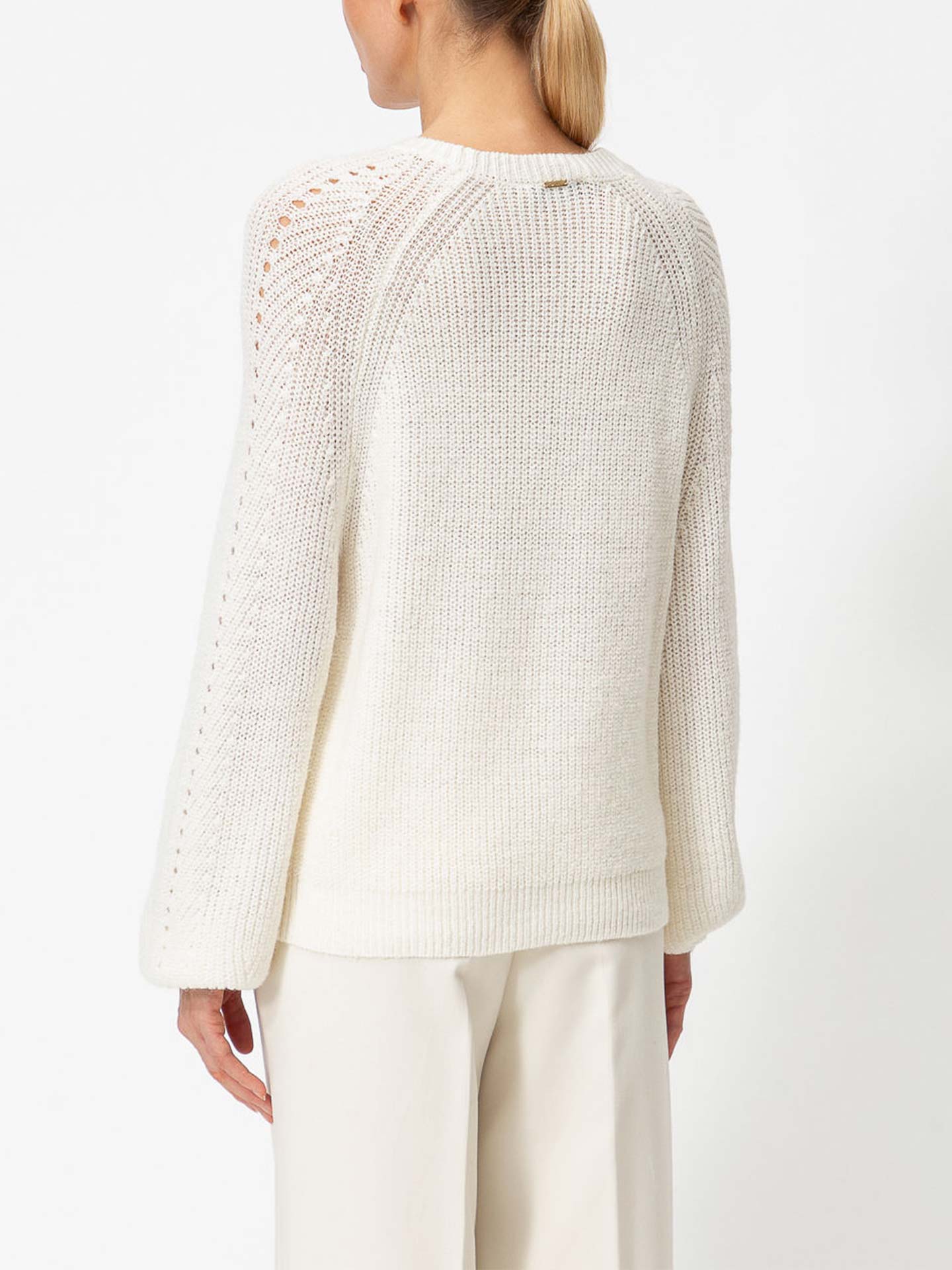 Camisola de Malha com Decote Rente