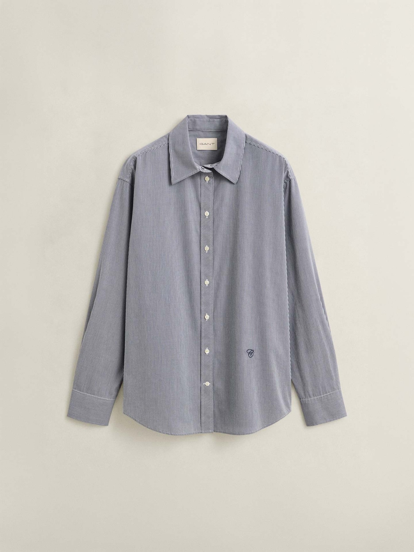 Camisa com Padrão de Quadrados
