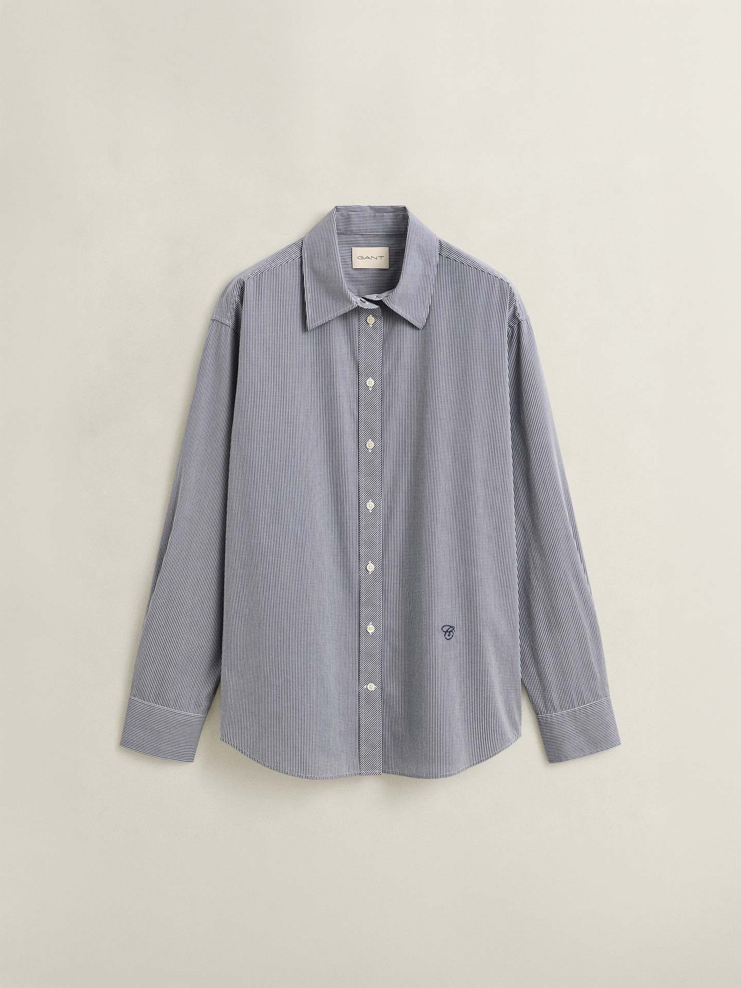 Camisa com Padrão de Quadrados