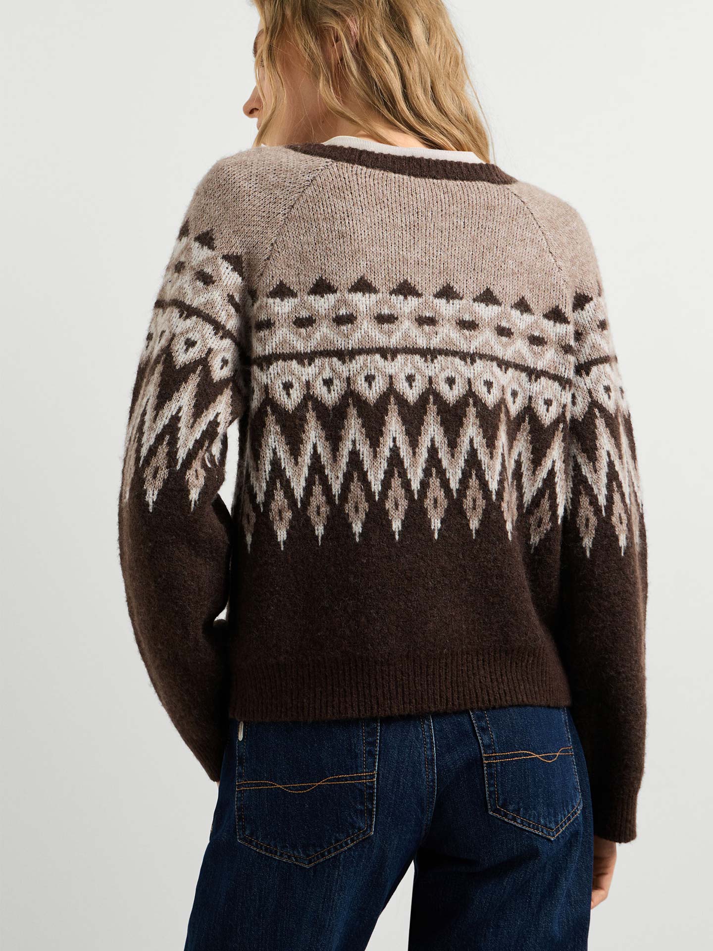 Casaco de Malha Fairisle