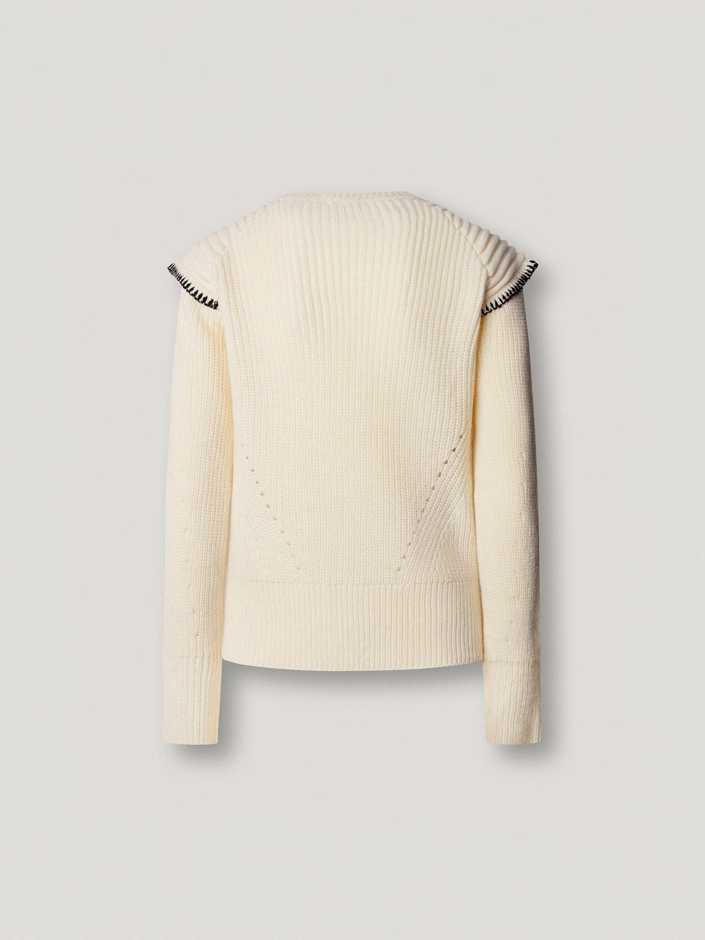 Camisola de Malha com Gola Redonda